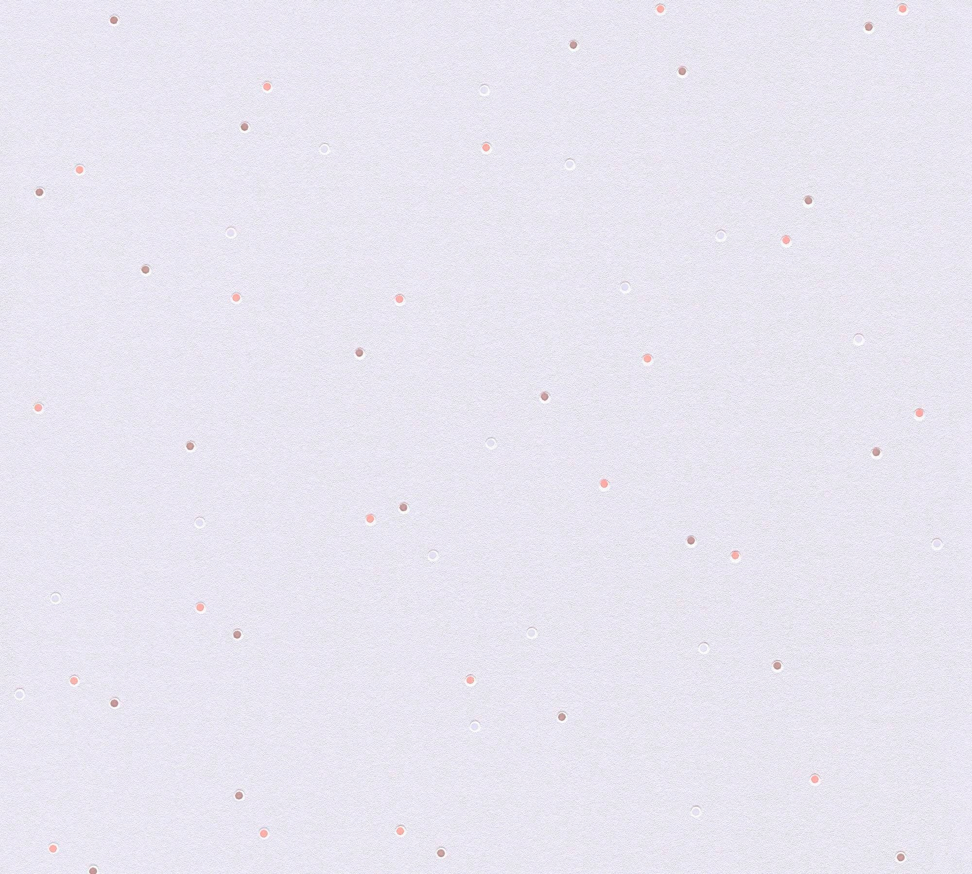 living walls Vliestapete Boys & Girls, leicht strukturiert, geometrisch, gepunktet, grafisch, Tapete Punkte Tapeten Wohnzimmer Schlafzimmer Küche modern Design Büro