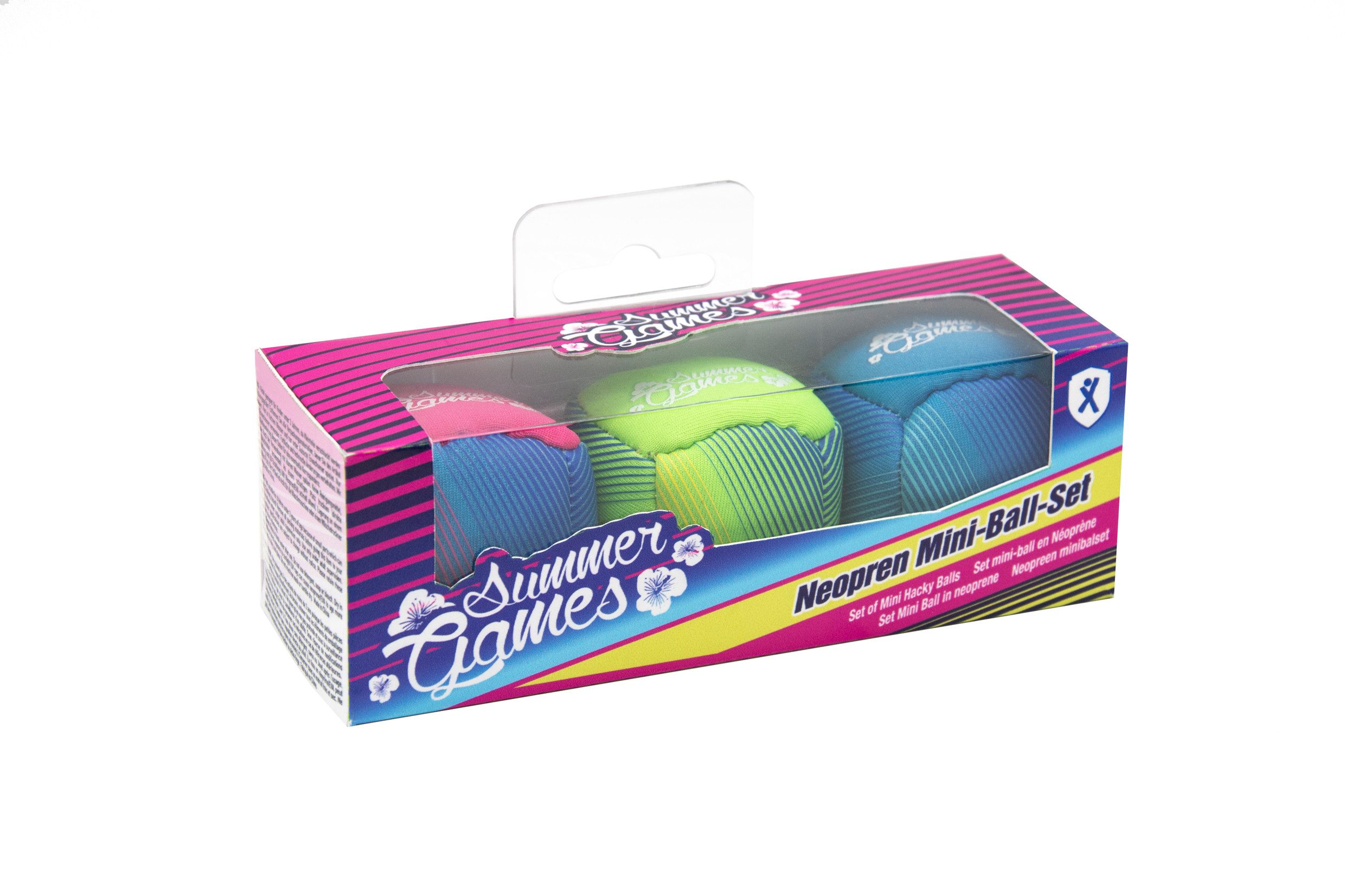 XTREM toys & sports Spielball SUMMER GAMES Neopren Mini-Ball-Set (3-St), im 3er Set