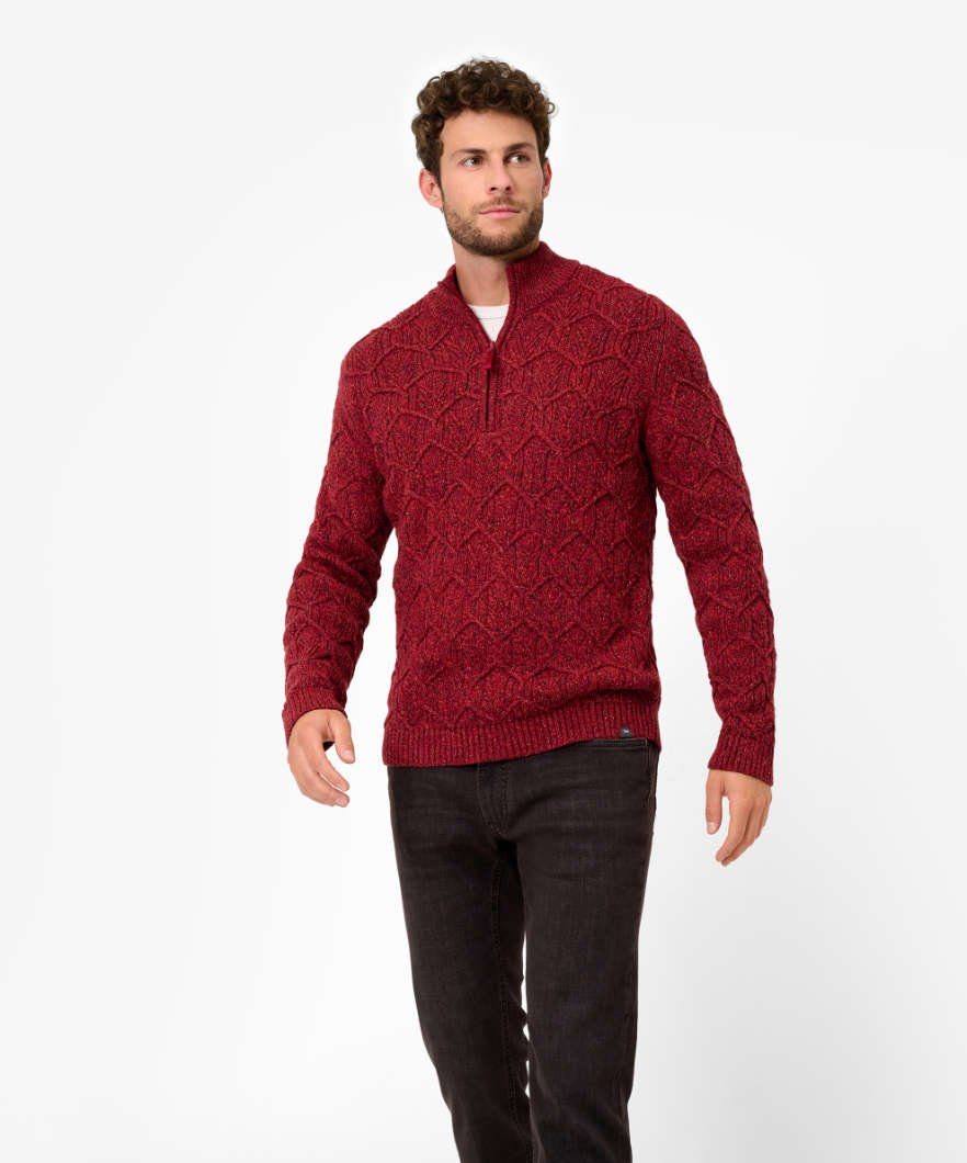 STEFFEN Style Strickpullover Brax rot