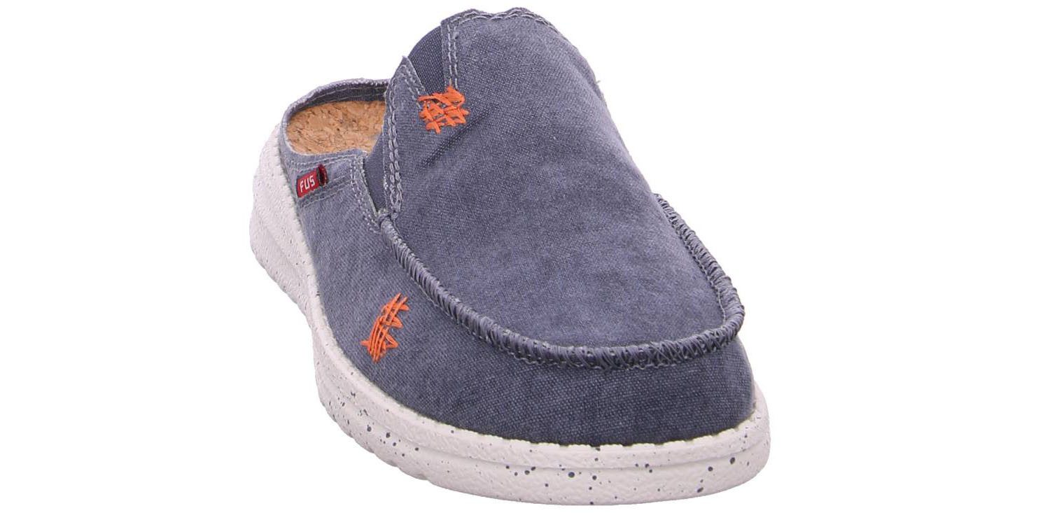 Fusion Jim Washed Canvas Denim Slipper