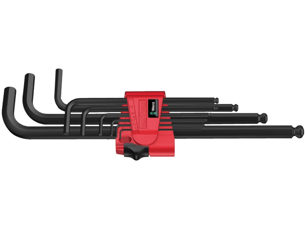 Wera Winkelschlüssel Wera 950 PKL/9 BM N Winkelschrauberdreher Satz (Set), für Innensechskantschrauben, mit Größenkennzeichnung