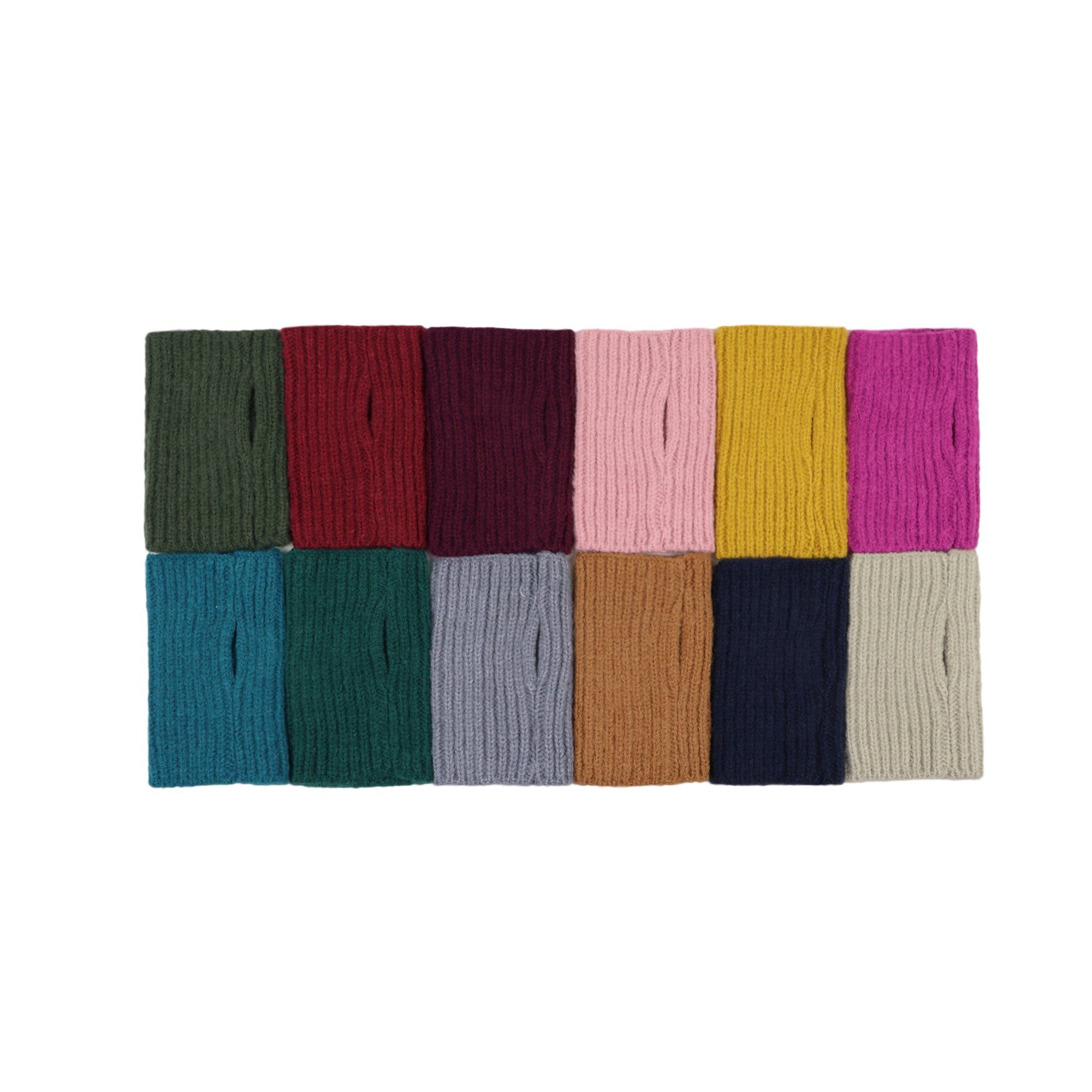 ZEBRO Strickhandschuhe Hand Stulpe