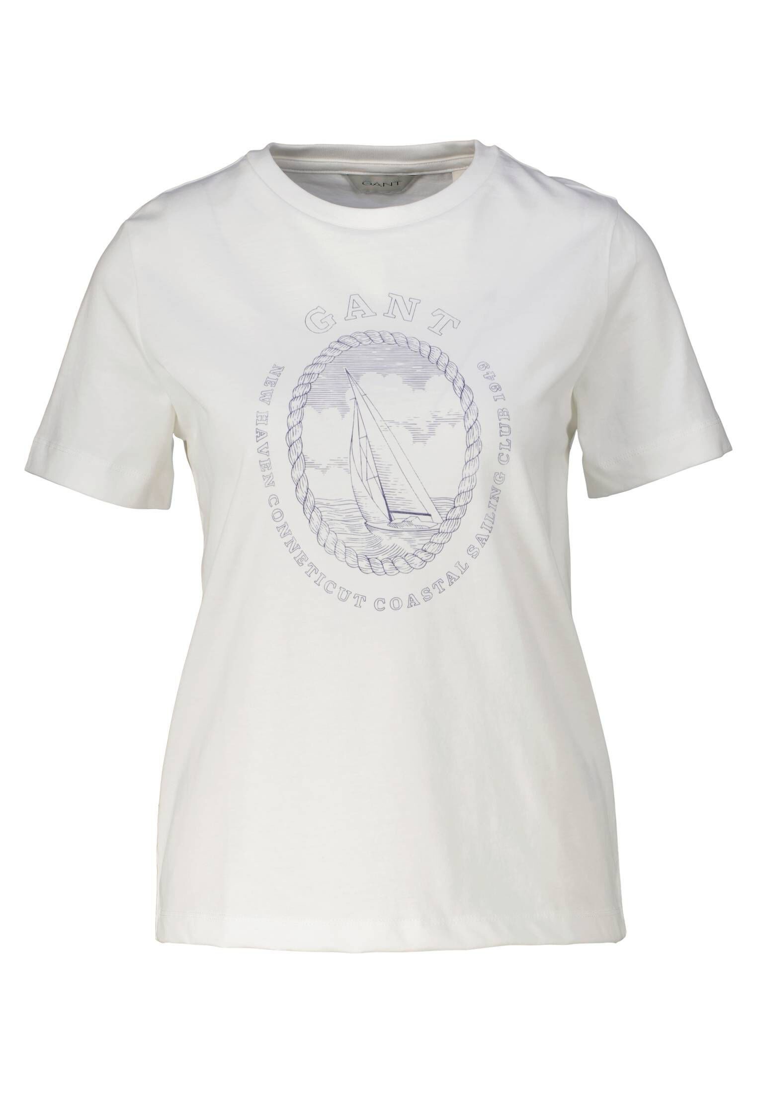 Gant T-Shirt Damen T-Shirt aus Baumwolle günstig online kaufen