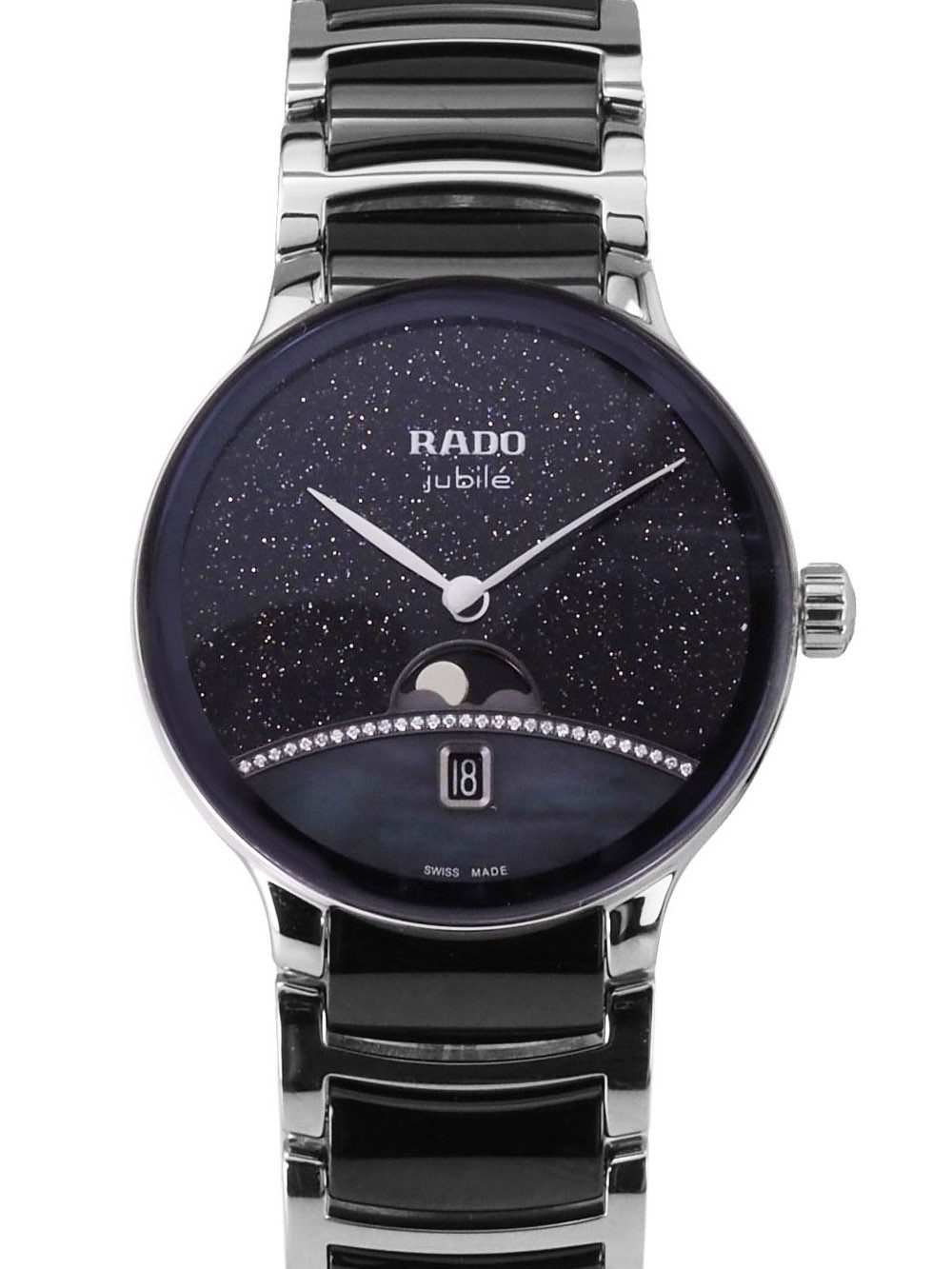 Rado Luxusuhr Damen Uhr R30234762 Centrix Moonphase Limited Edition Ø 35 mm