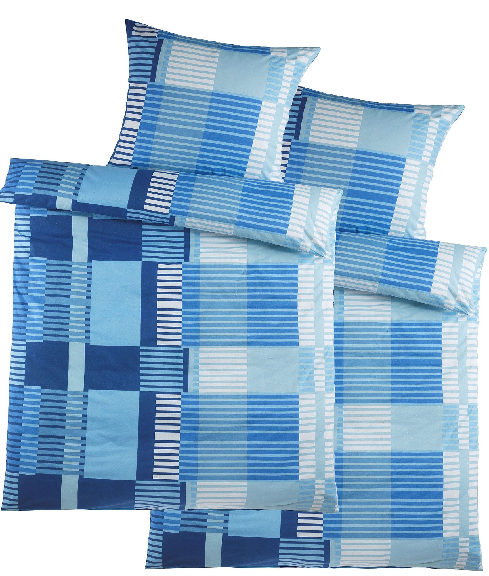 KH-Haushaltshandel Bettwäsche Biber Winter Bettwäsche 2x(135 x 200 + 80x80 günstig online kaufen