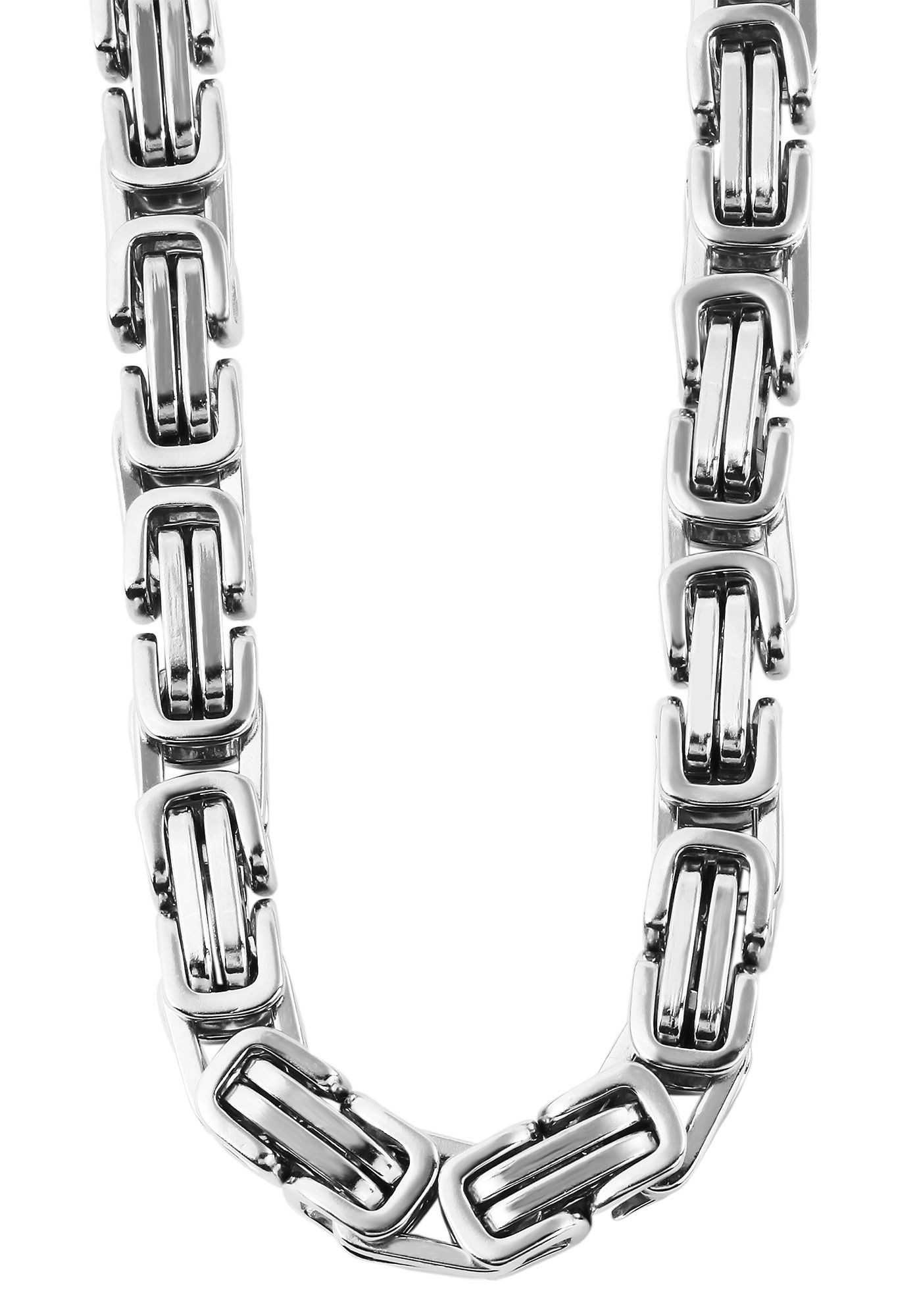 AKZENT Edelstahlkette Nathan silber Damen wasserfest, Herren Kette