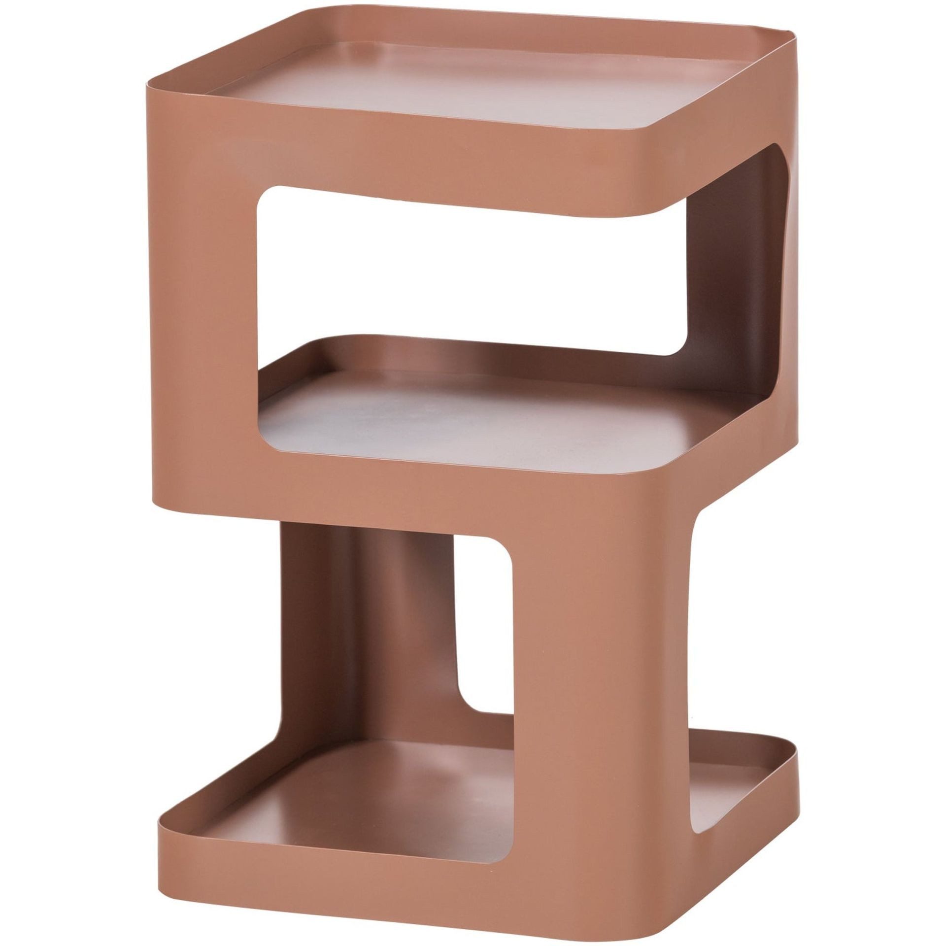 WOOOD Beistelltisch Retro Beistelltisch Couchtisch Nachttisch Riv Metall