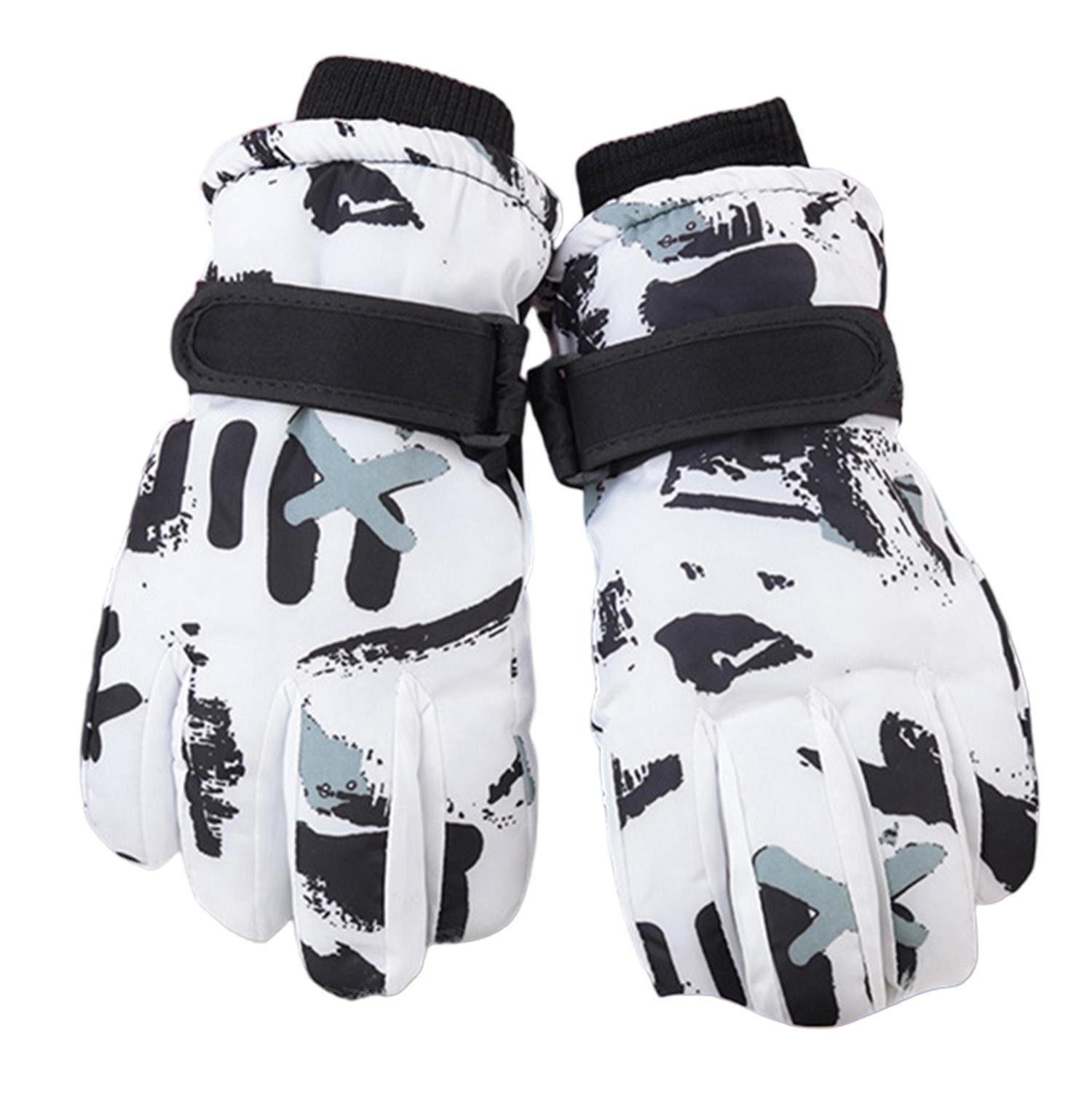 LAPA HOME Skihandschuhe Wasserdicht Anti-Rutsch Sporthandschuhe Winddichte Fahrradhandschuhe (1-St., Paar) Warm Winterhandschuhe für Kinder/Jugendliche/Erwach Fleecehandschuhe