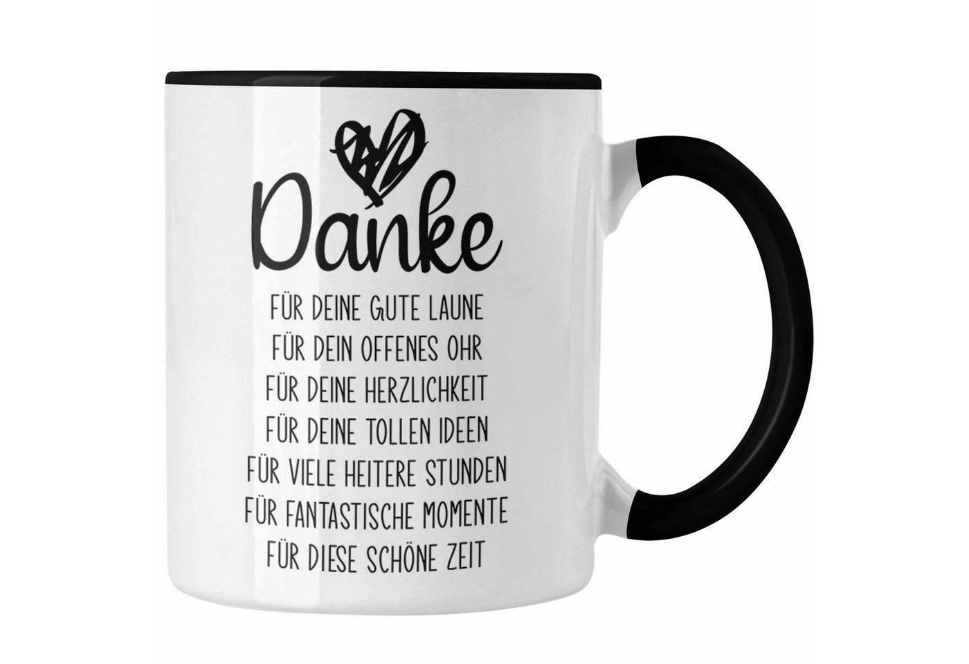 Trendation Tasse Trendation - Dankeschön Tasse Geschenk Danke Sagen Danke für Die Gute