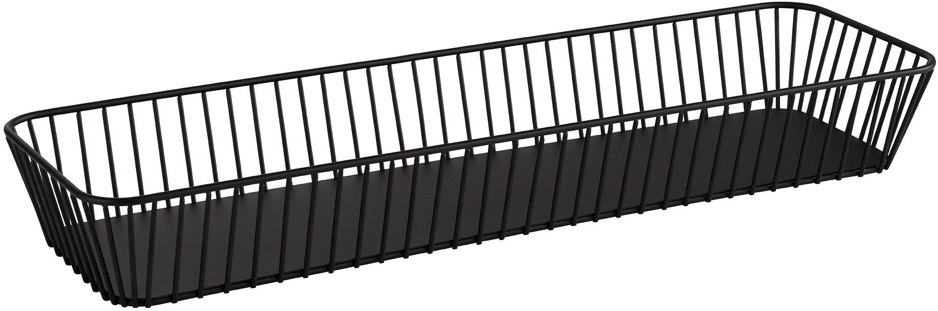 APS Brotkorb URBAN, Metall, (1-tlg), (Obst-, Gemüsekorb), Antirutsch Füße, Länge 53 cm