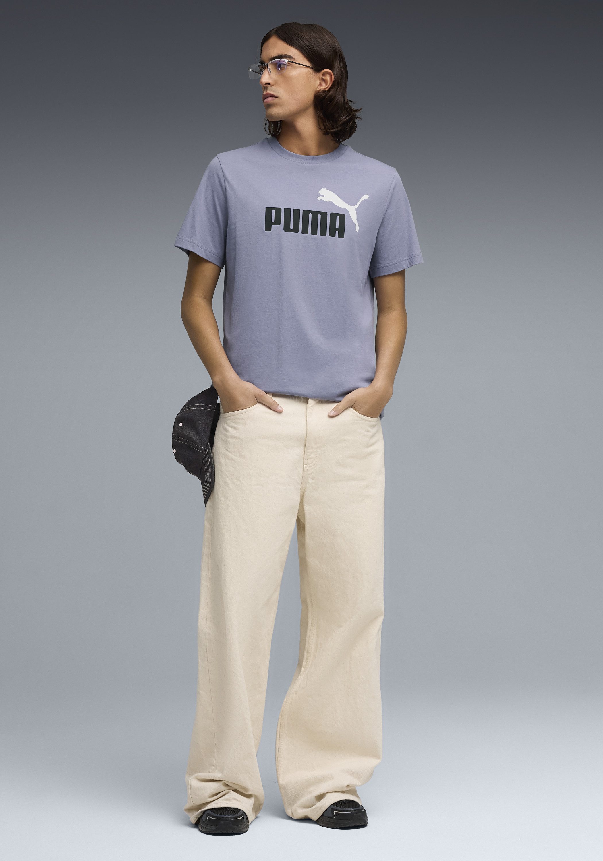 PUMA T-Shirt GRAPHICS 2 COLOR NO 1 LOGO TEE Kurzarm, mit Rundhalsausschnitt, mit Print-Applikation