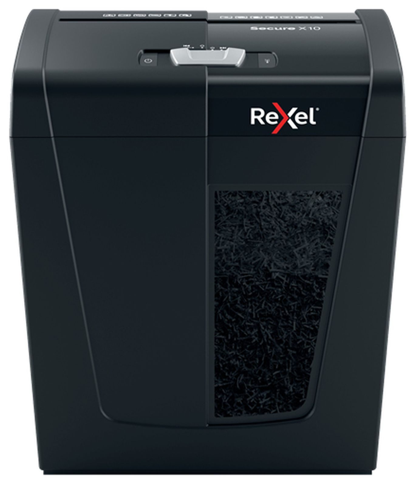 REXEL Reißwolf Secure X10, Kreuzschreddern, 4x40 mm, 18 l, 150 Blätter, 70 dB, 10 Blä