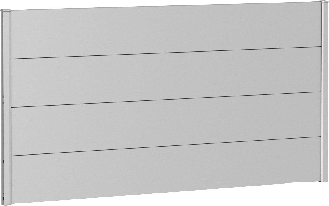 Biohort Sichtschutzelement, 4 Metall-Paneele und 2 Führungsschienen, LxH: 180x91 cm