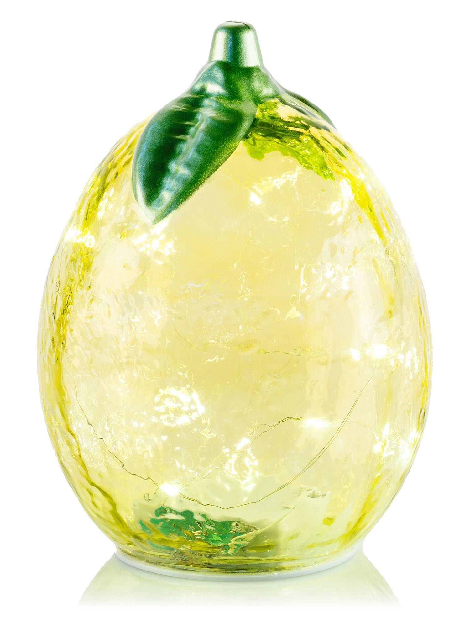 Dekorieren macht glücklich Dekoobjekt LED Deko-ZITRONE (1 St), Timerfunktion – Batteriebetrieben, ca. 80h Leuchtdauer, stimmungsvoll