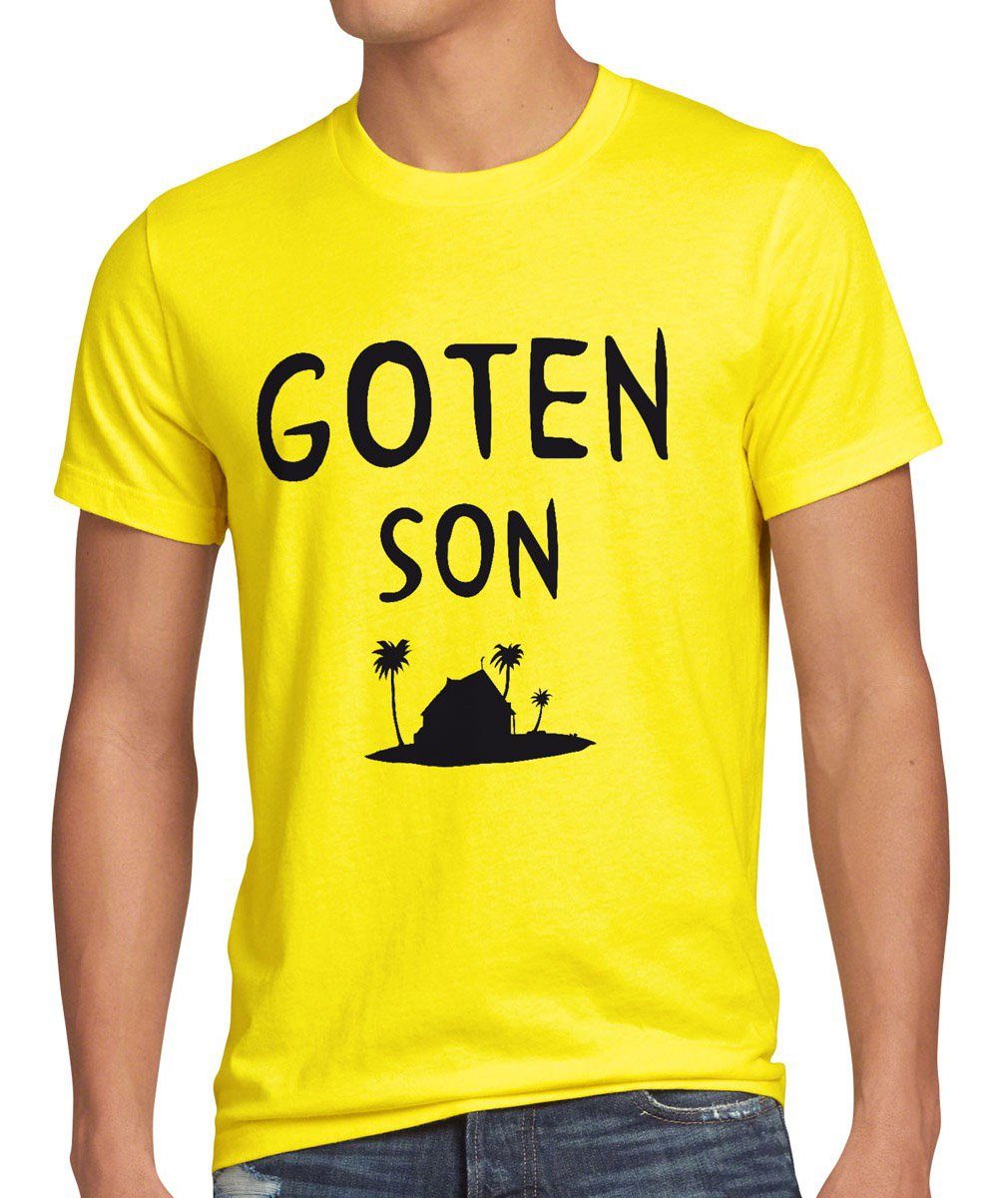 style3 Print-Shirt Herren T-Shirt Goten Son Dragon Roshi Z Ball Super Vegeta Goku Anime Fan Manga