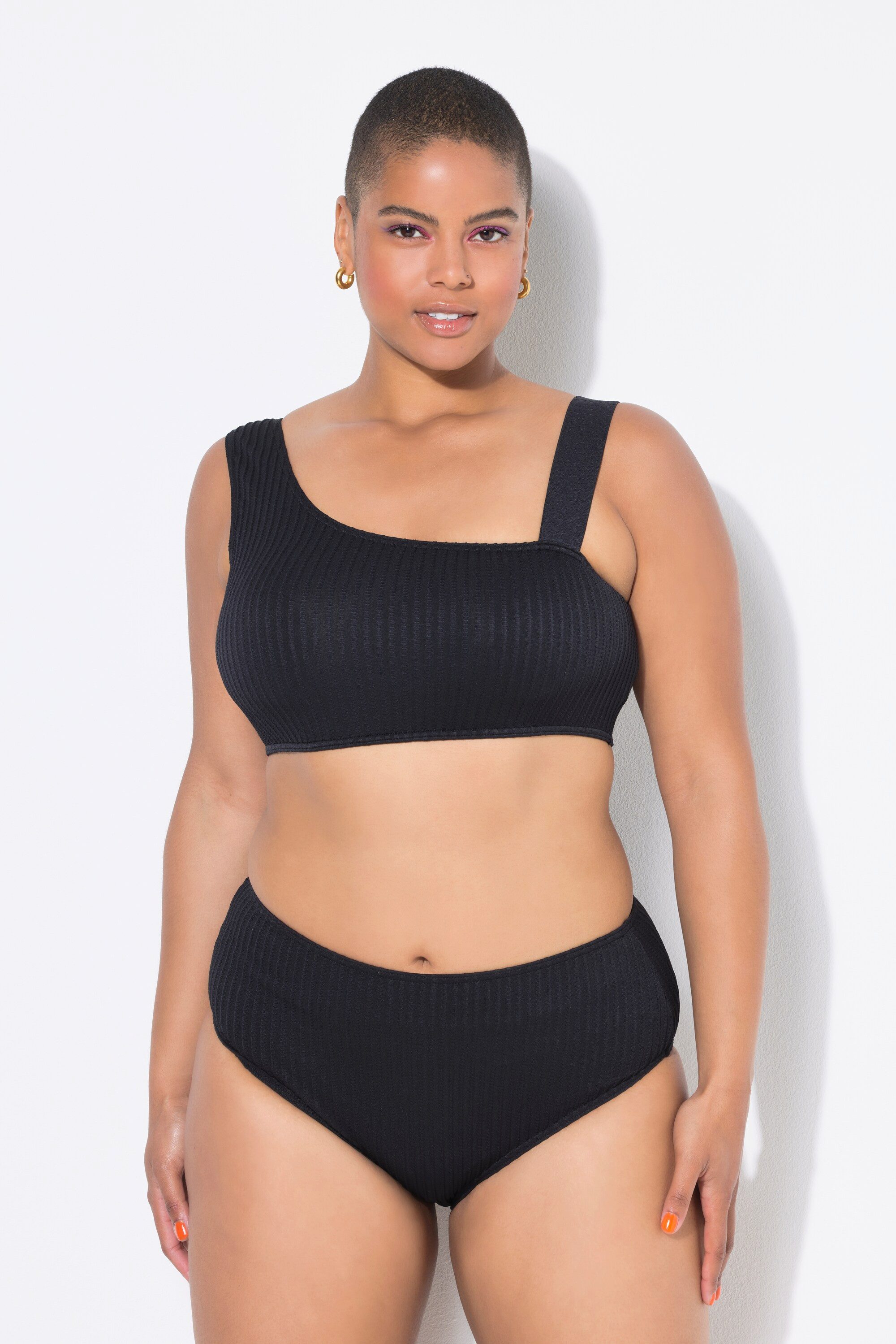 Studio Untold Bikinislip Bikini-Slip HighWaist Strukturstreifen Shaping günstig online kaufen