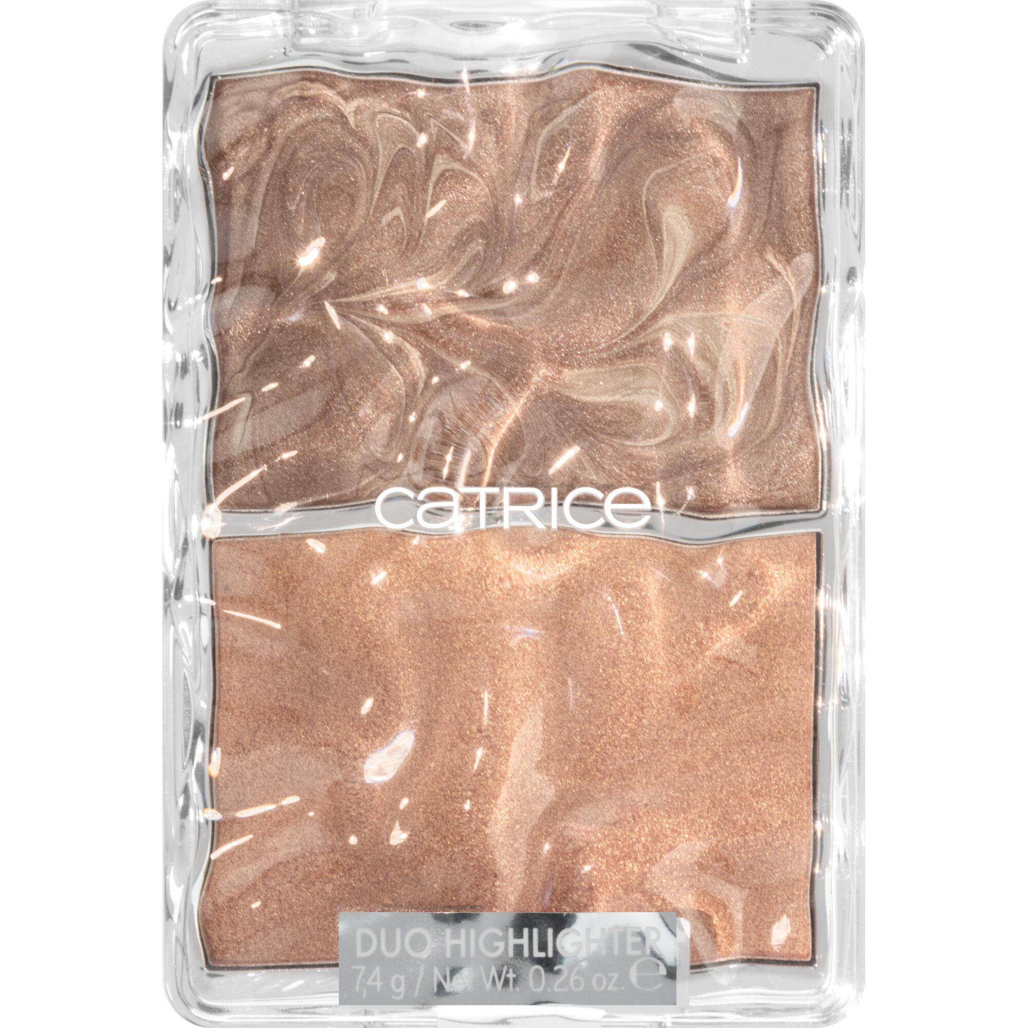 Catrice Highlighter-Palette UNDERWATER SECRETS Duo Highlighter, 3-tlg., 2-in-1 Highlighter für strahlenden Glow und faszinierendes Finish.
