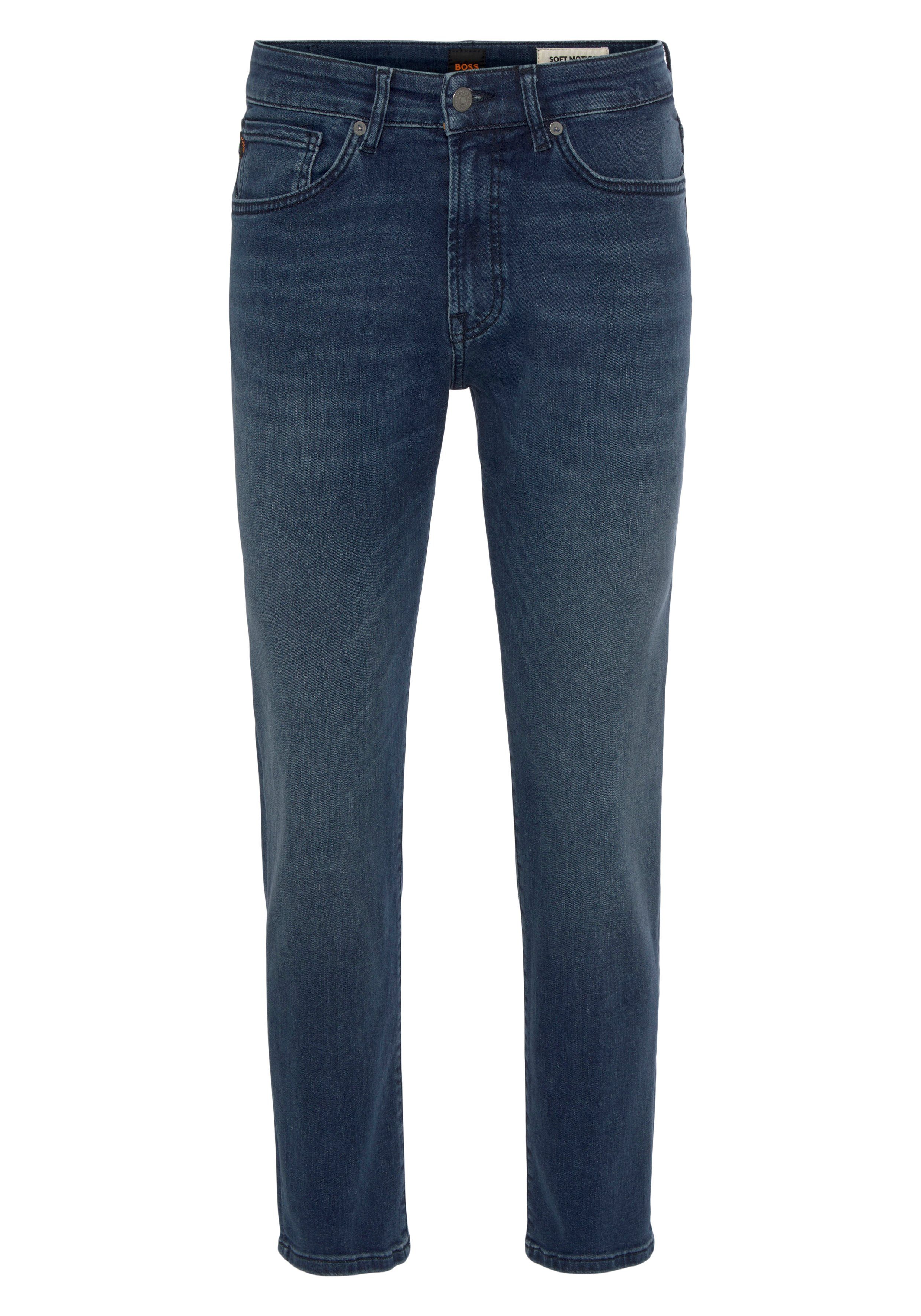 BOSS ORANGE Straight-Jeans Re.Maine mit BC-P Markenlabel