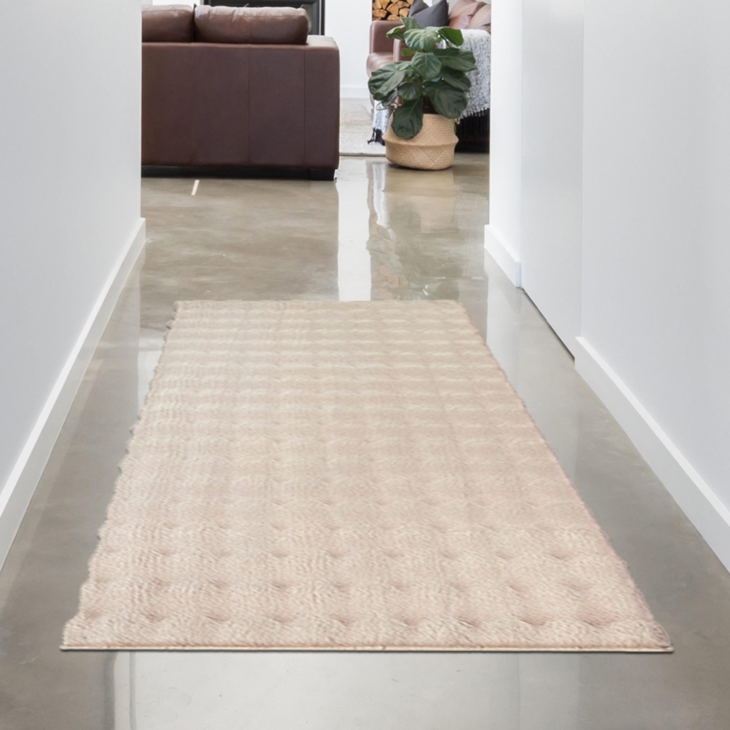 Carpetia Teppich Wohnzimmer-teppich Kunstfell rutschsicher mit günstig online kaufen