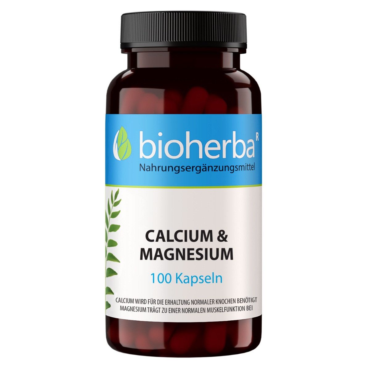 BIOHERBA R Calcium & Magnesium 100 Kapseln Nahrungsergänzungsmittel