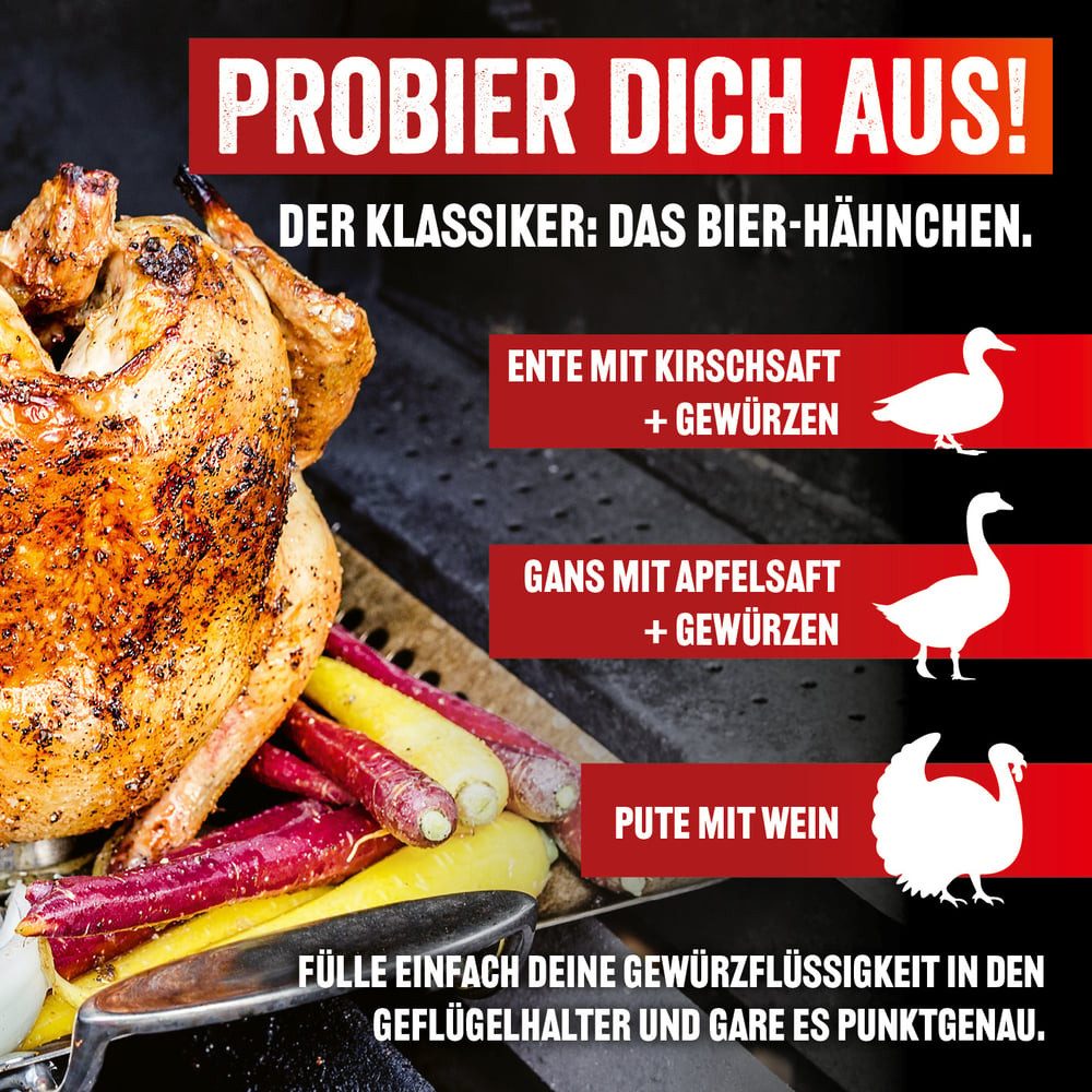 LANDMANN Hähnchenbräter, Edelstahl