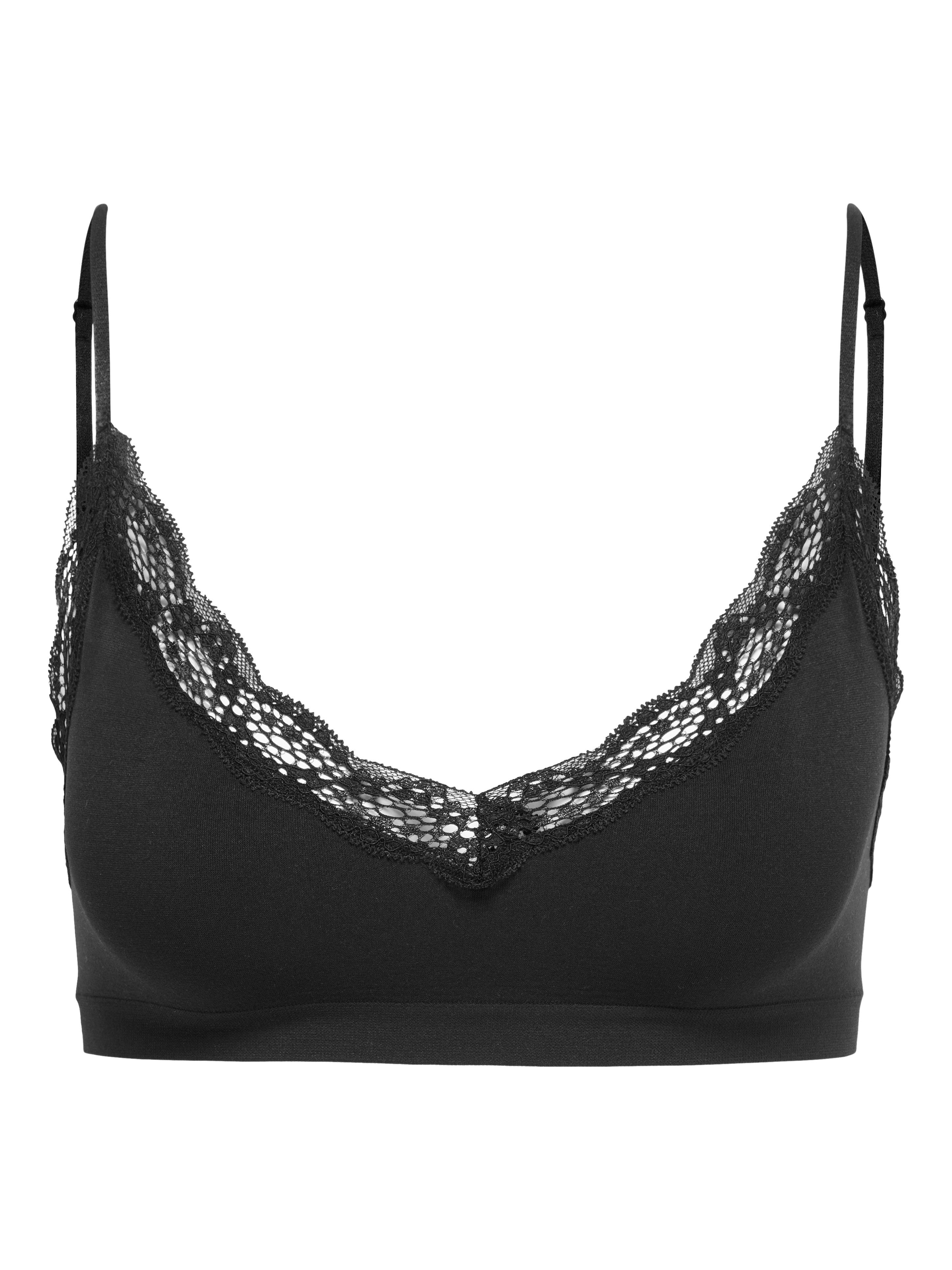 ONLY Bralette ONLVICKY LACE SCOOP NECK BRALETTE ACC Materialmix