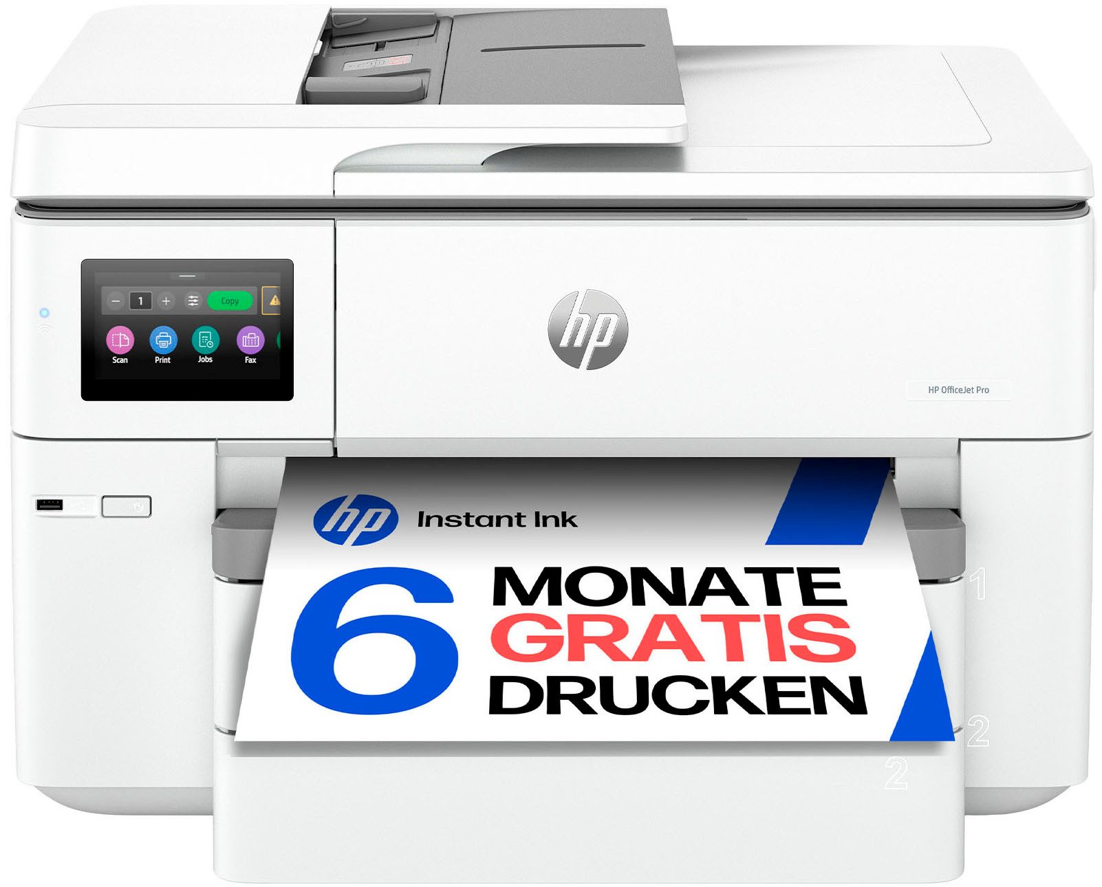 HP OfficeJet Pro 9730e A3 Großformatdrucker Multifunktionsdrucker, (WLAN (Wi-Fi), Bluetooth, LAN (Ethernet), 6 Probemonate HP Instant Ink erhalten bis 31.07.2026)