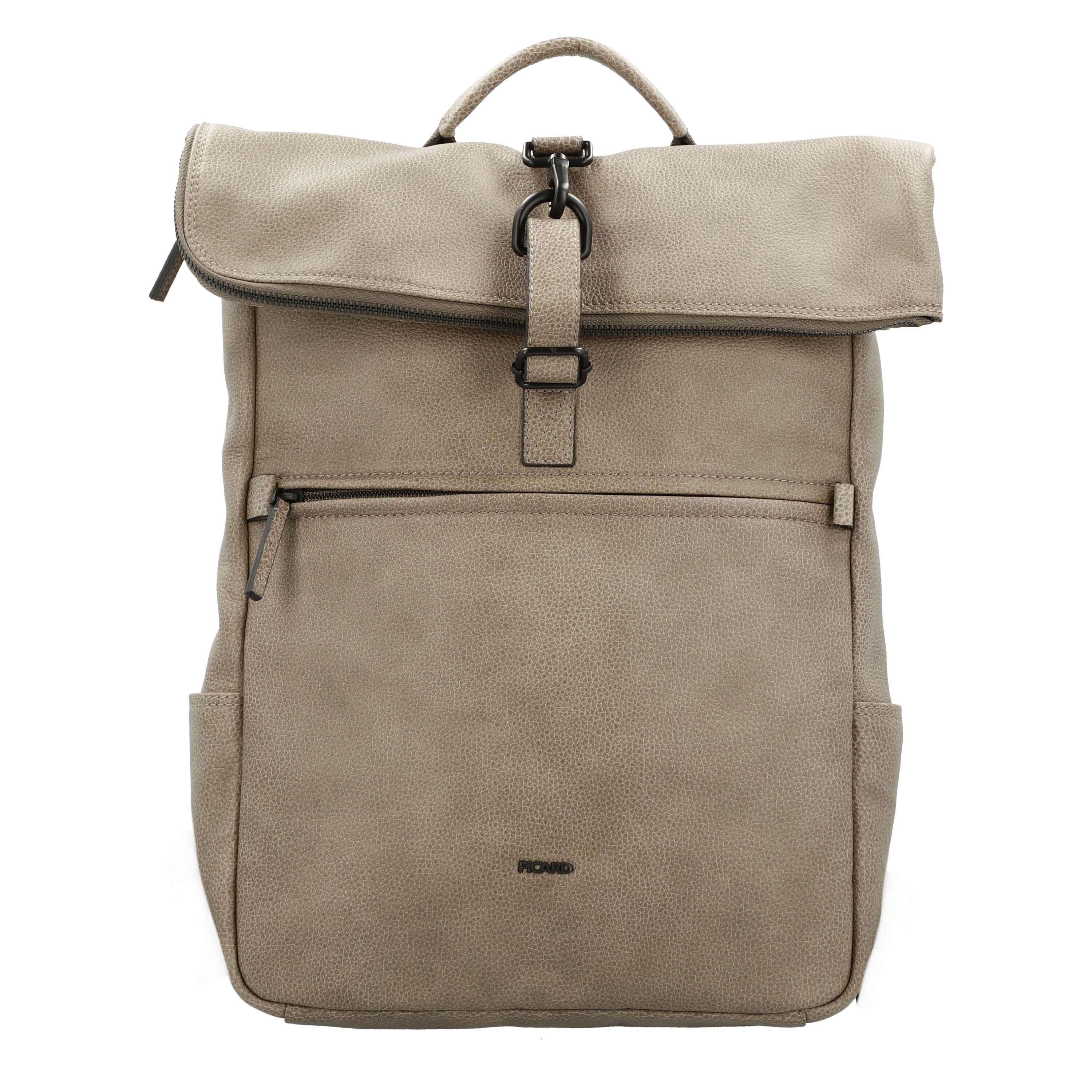 Picard Rucksack Rucksack PICARD taupe aus Echtleder Casual