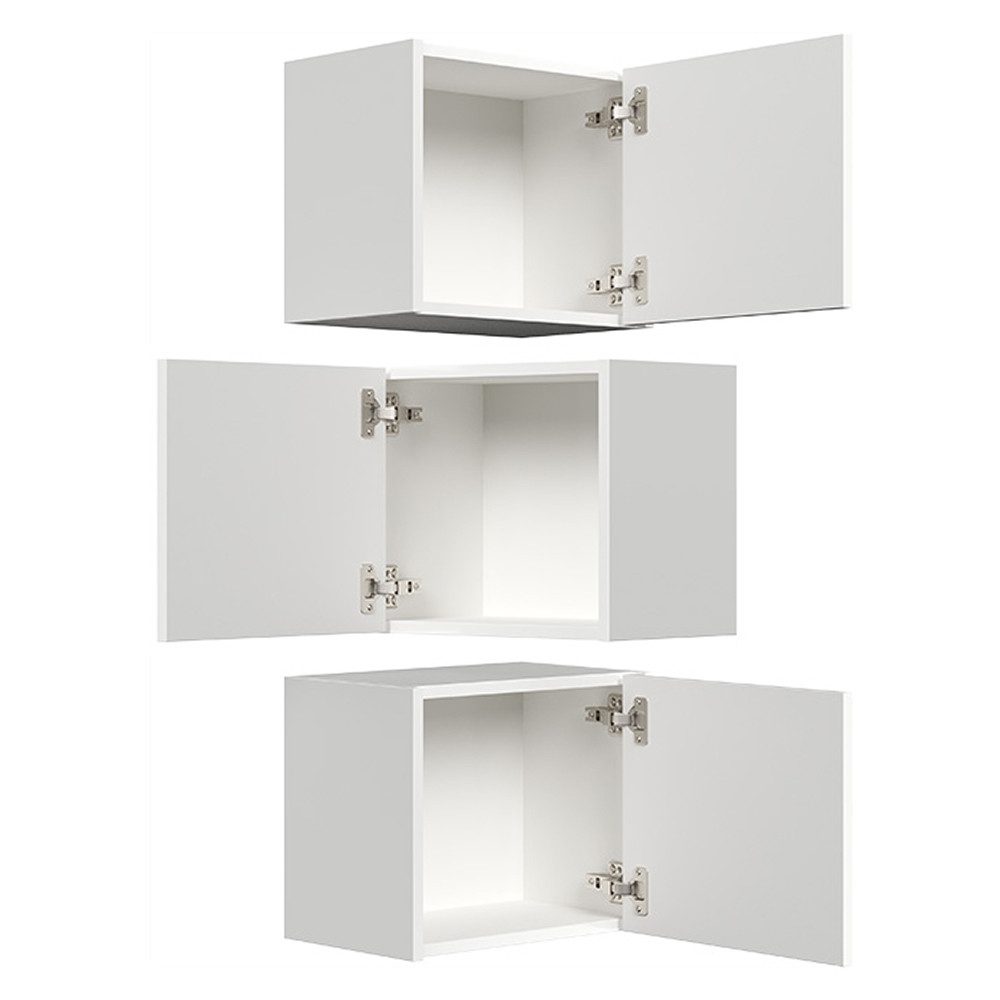 Lomadox Hängeschrank LIVIGNO-02 3er Set, weiß günstig online kaufen