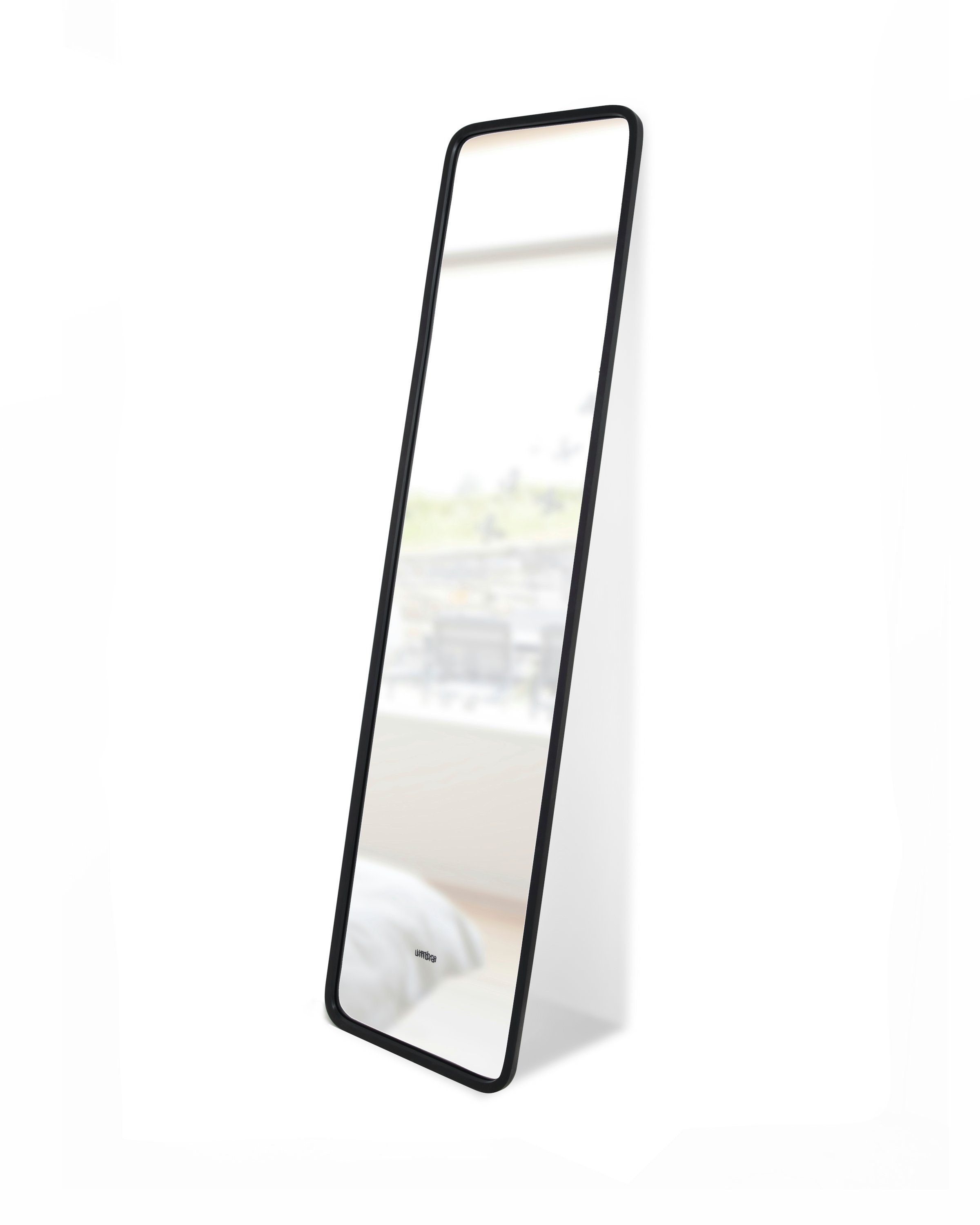 Umbra Wanddekoobjekt Umbra HUB LEANING MIRROR BLACK