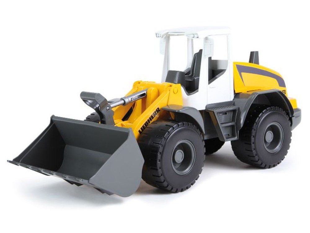 SIMM Spielwaren Spielzeug-Radlader Radlader Liebherr L538 Litronic mit beweglichem Führerhaus