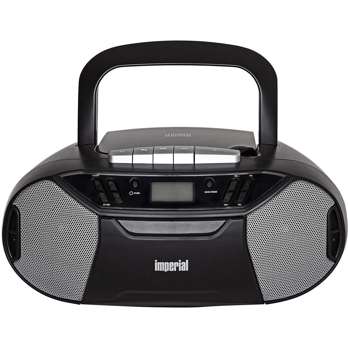 IMPERIAL 22-325-00 Radio (Tragbares Radio, CD/MP3, Kassettendeck, FM-Radio. Für flexiblen Einsatz unterwegs)