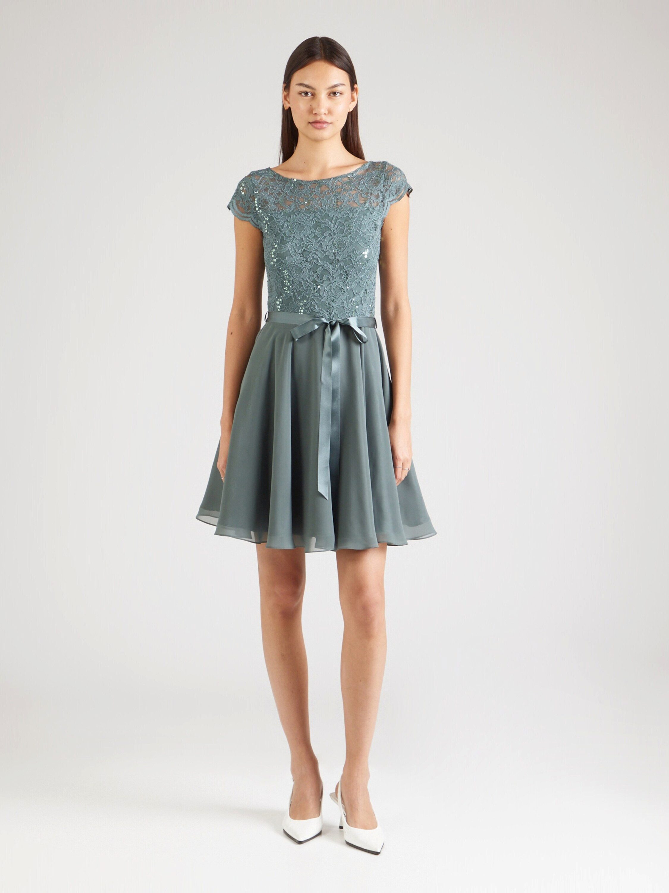SWING Cocktailkleid (1-tlg) Pailletten