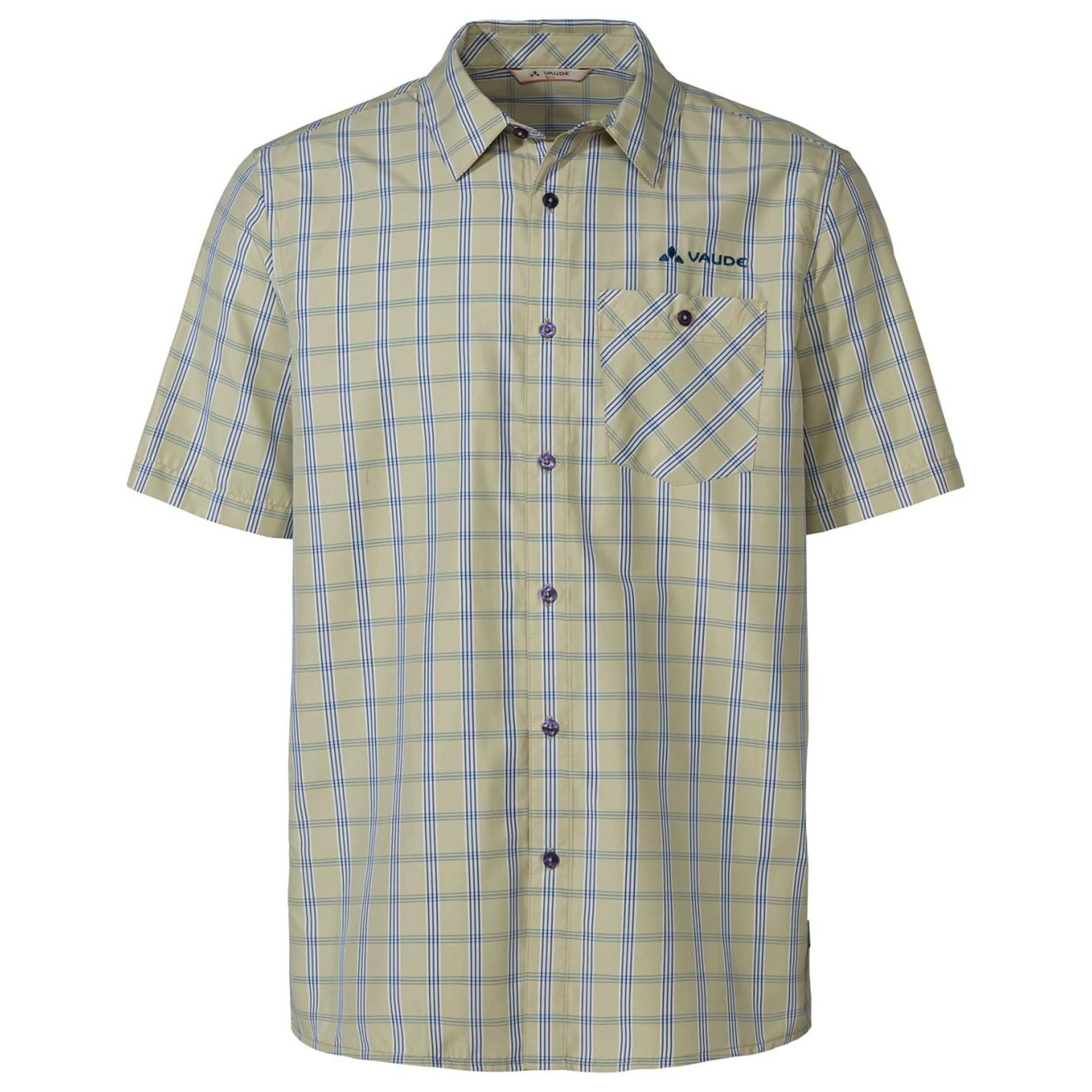 VAUDE Outdoorhemd VAUDE Mens Albsteig Shirt III - Kurzarm-Hemd zum Wandern Herren