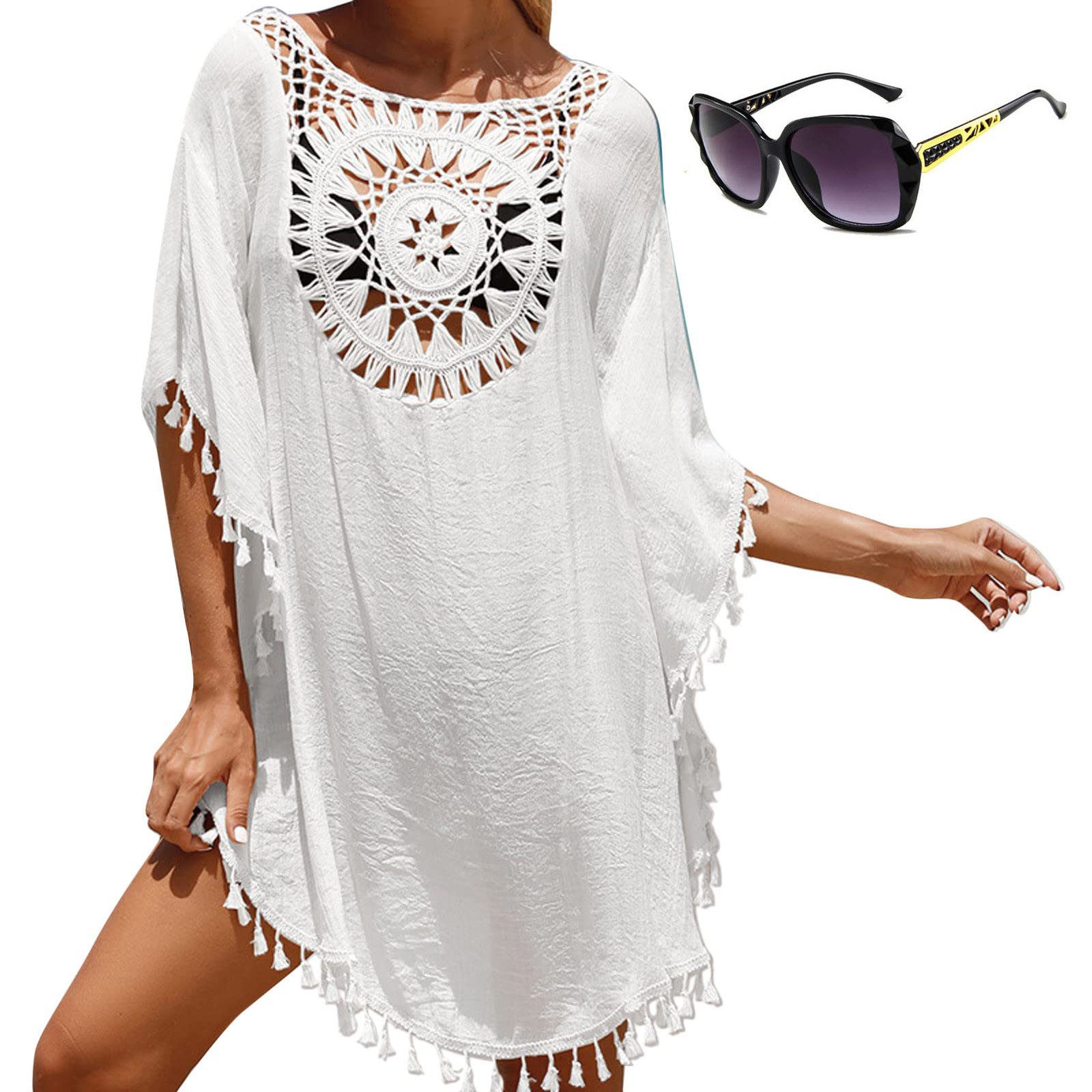 RWEUOQ Strandkleid Damen Bikini Cover Up günstig online kaufen