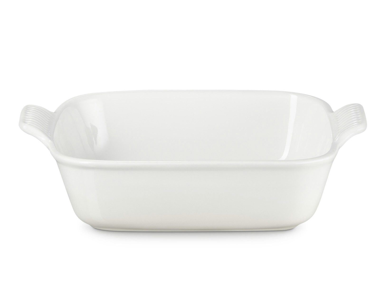 LE CREUSET Auflaufform Auflaufform Tradition quadratisch meringue 23cm, Steinzeug