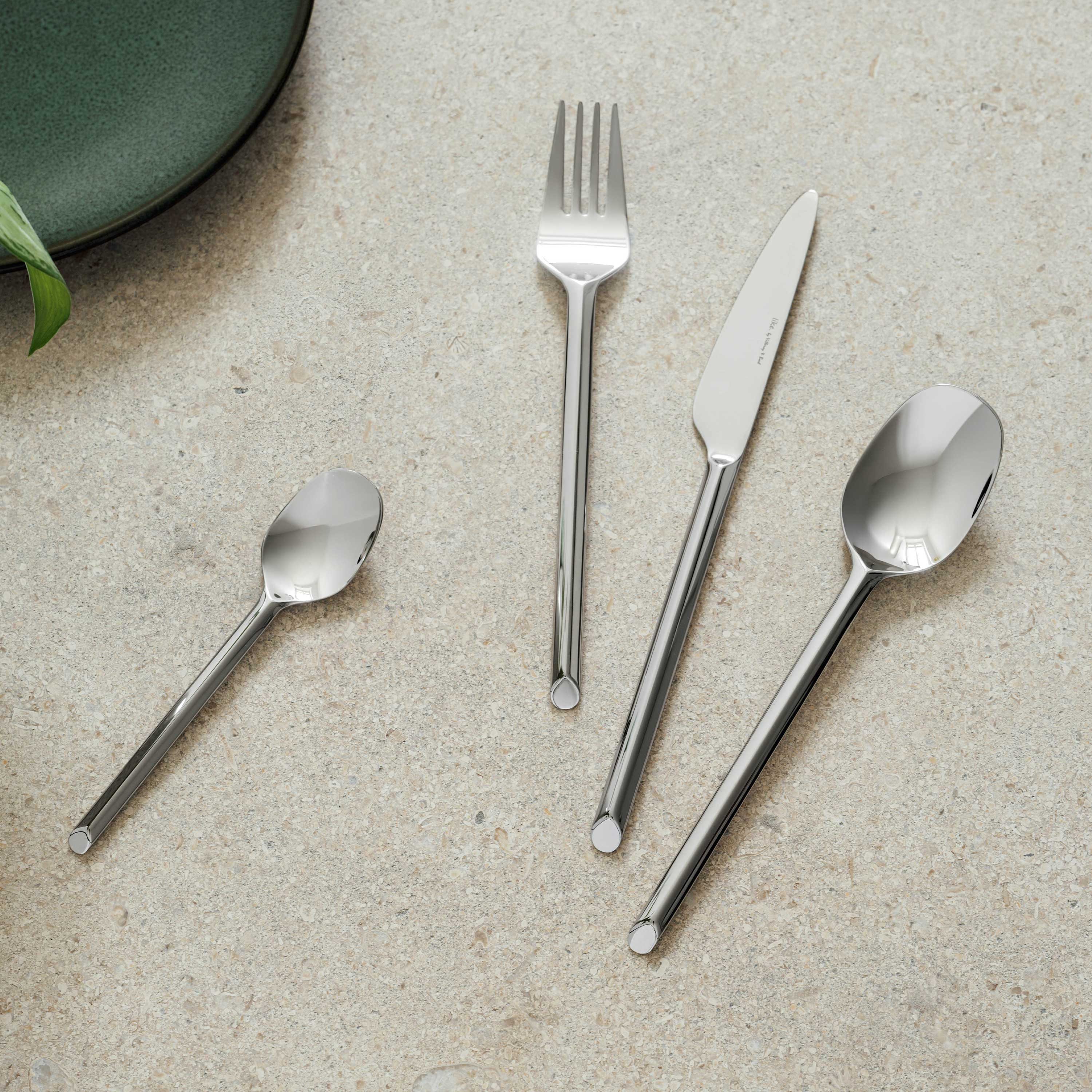 like. by Villeroy & Boch Besteck-Set Like Besteckset (16-tlg), 4 Personen, Edelstahl 18/10, Rostfreier und spülmaschinenfester Edelstahl
