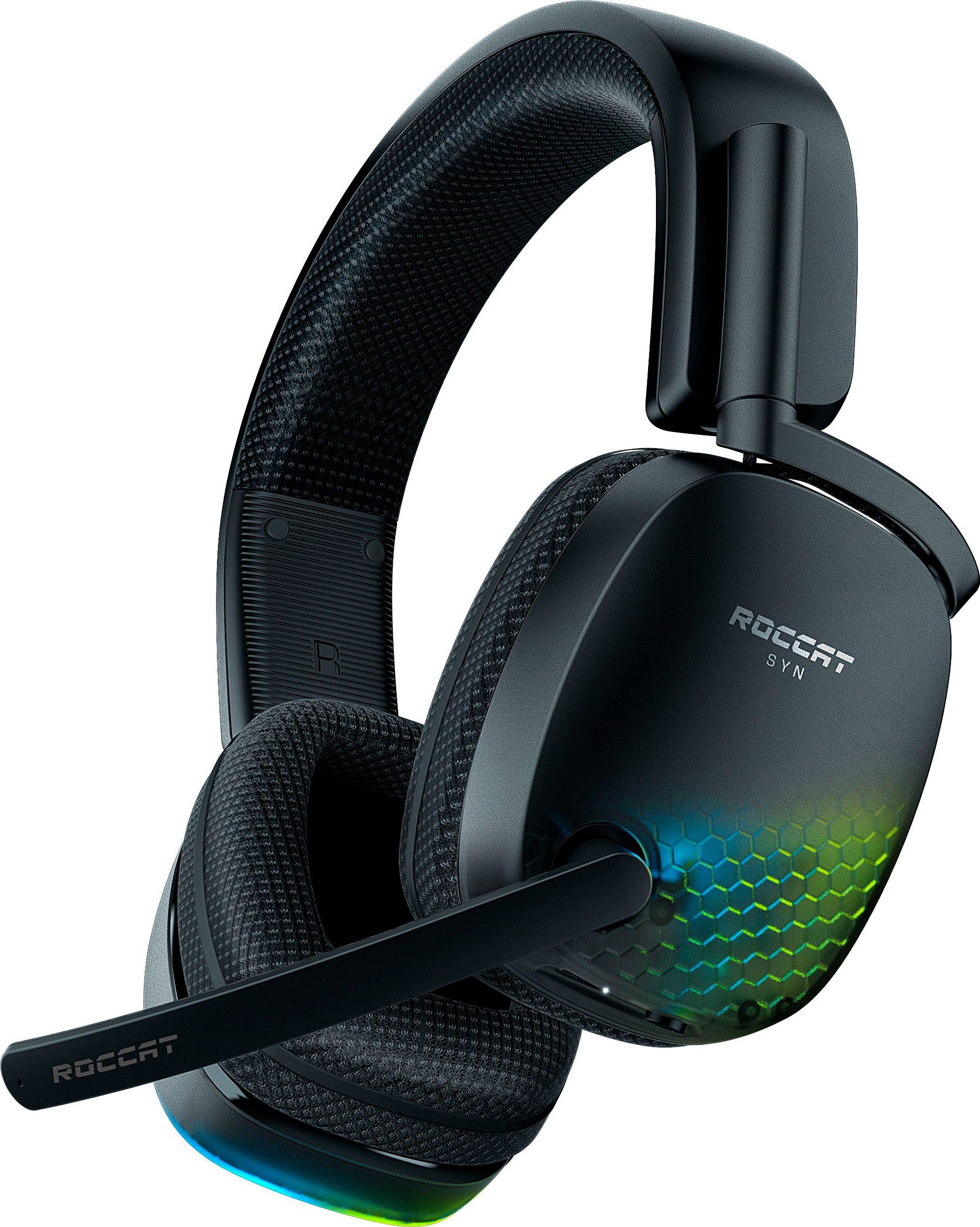 SYN ROCCAT Gaming-Headset Kopfhörer, Air (WiFi), (Noise-Cancelling, Übertragung: Pro kabellos WLAN