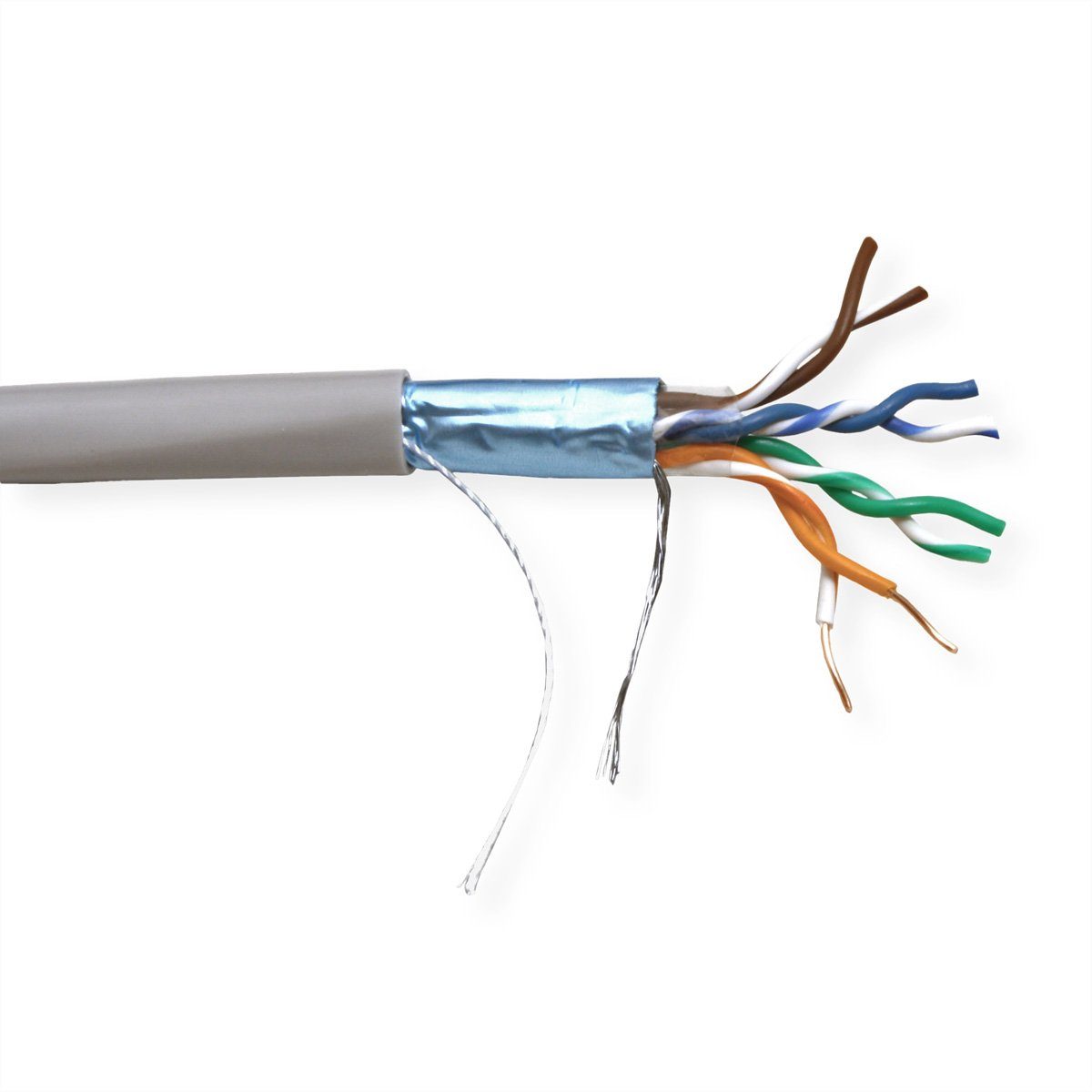 VALUE FTP Kabel Cat.5e (Class D), Massivdraht, Eca LAN-Kabel, (30000.0 cm)