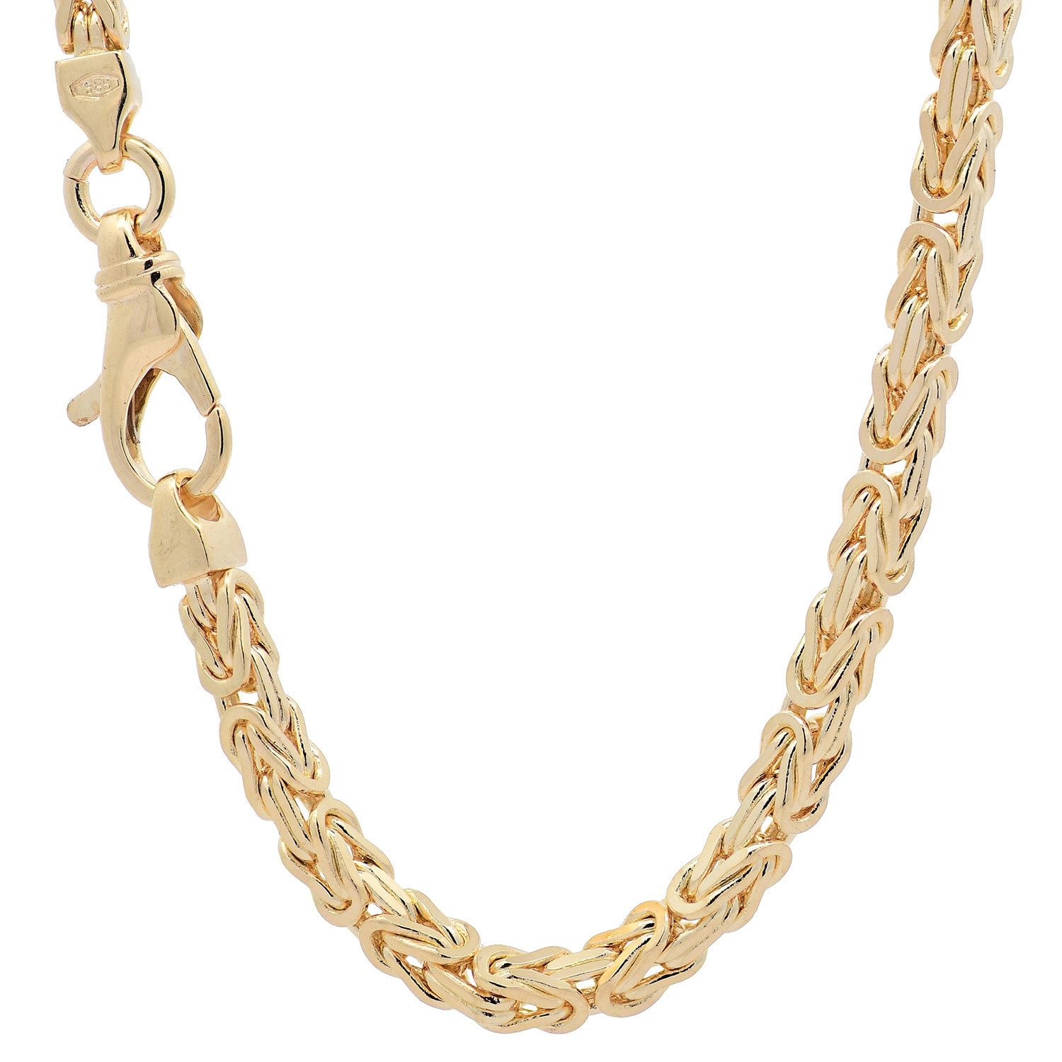 HOPLO Königskette Goldkette Königskette Länge 19cm - Breite 3,0mm - 585-14 günstig online kaufen