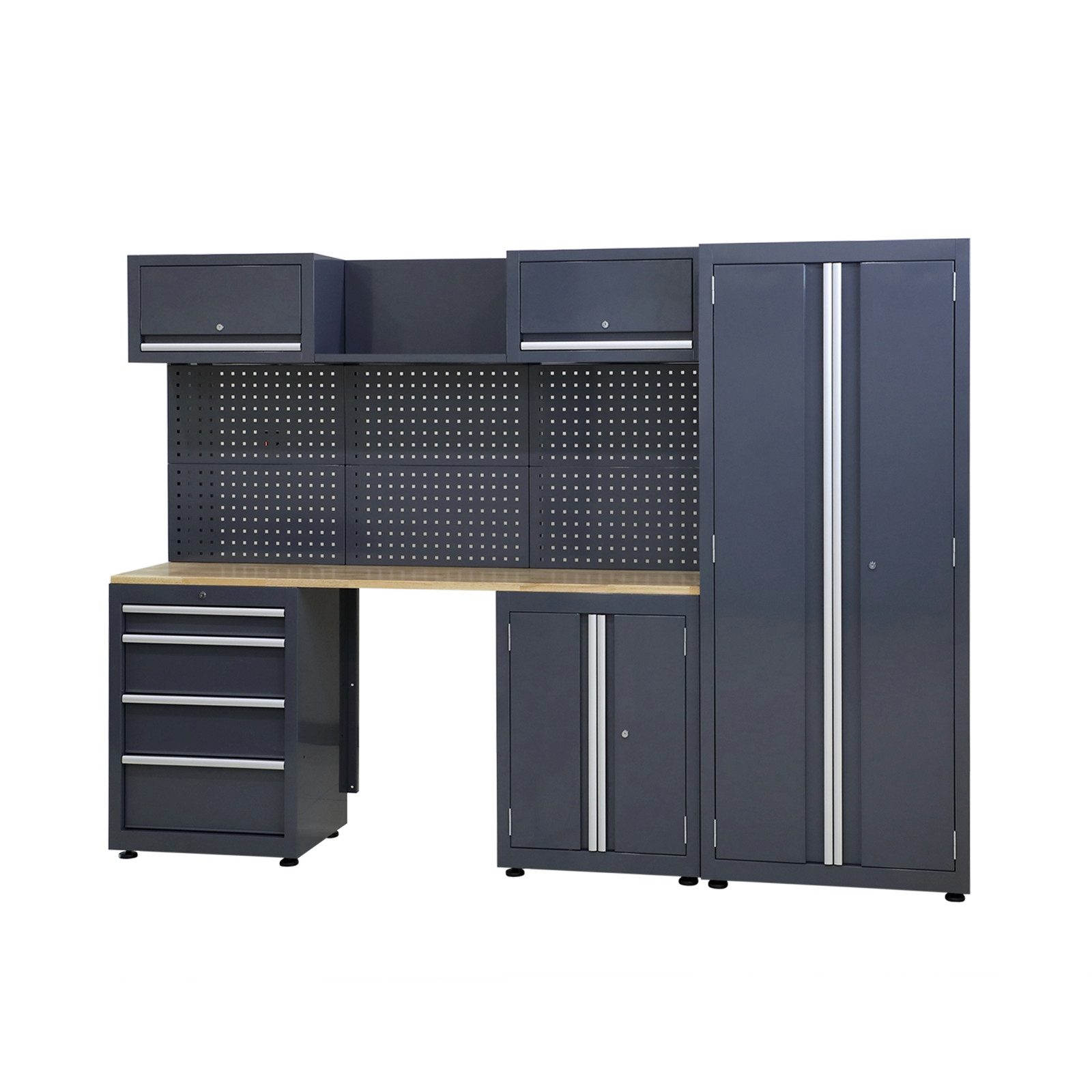 HTI-Living Werkzeugschrank Werkstattwand Havel (Stück, 1-St., 1 Werkstattwand inkl. Zubehör) Werkzeugwand Schranksystem Lochwand