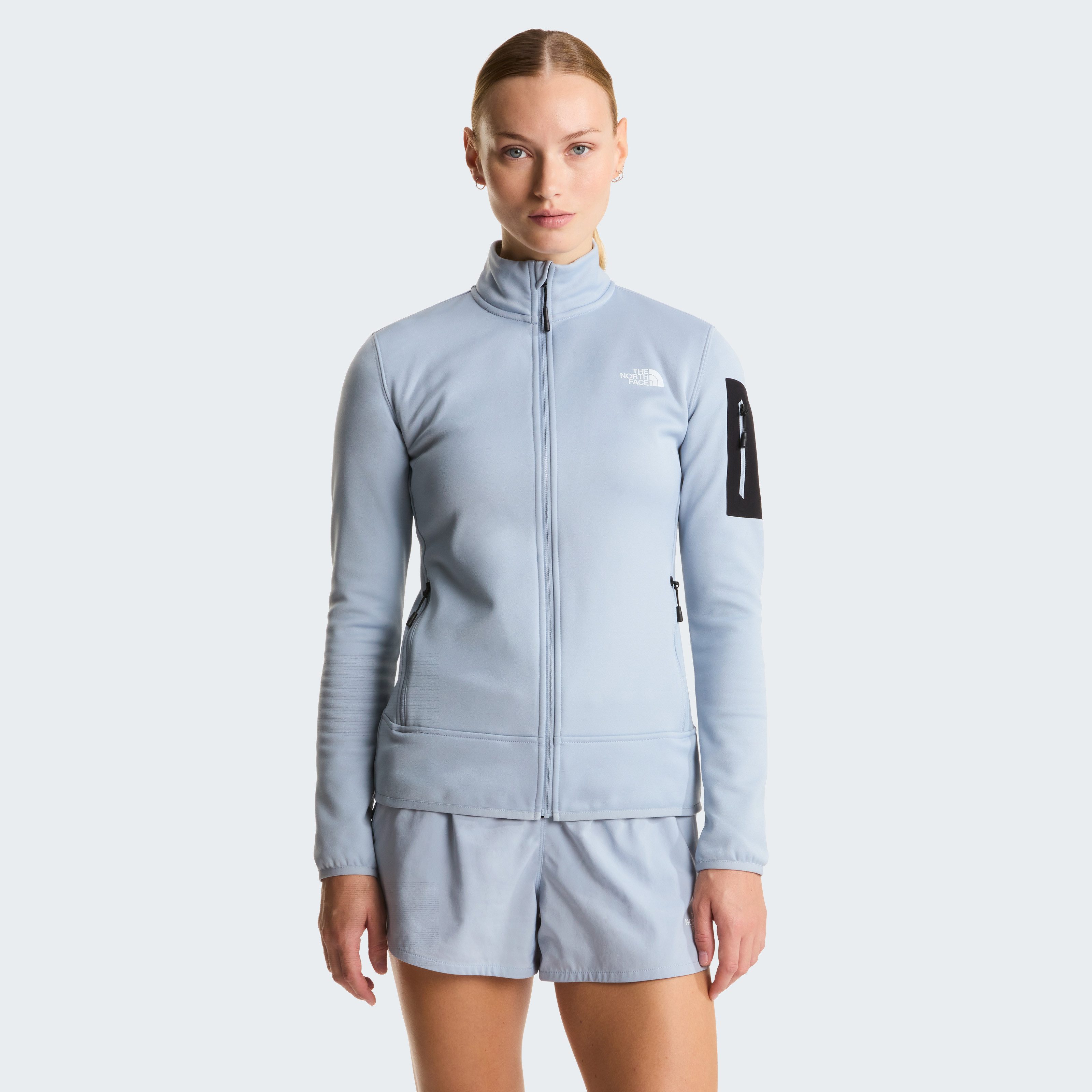 The North Face Fleecejacke W MISTYESCAPE FLEECE für Sport- und Outdooraktivitäten, dehnbares Material