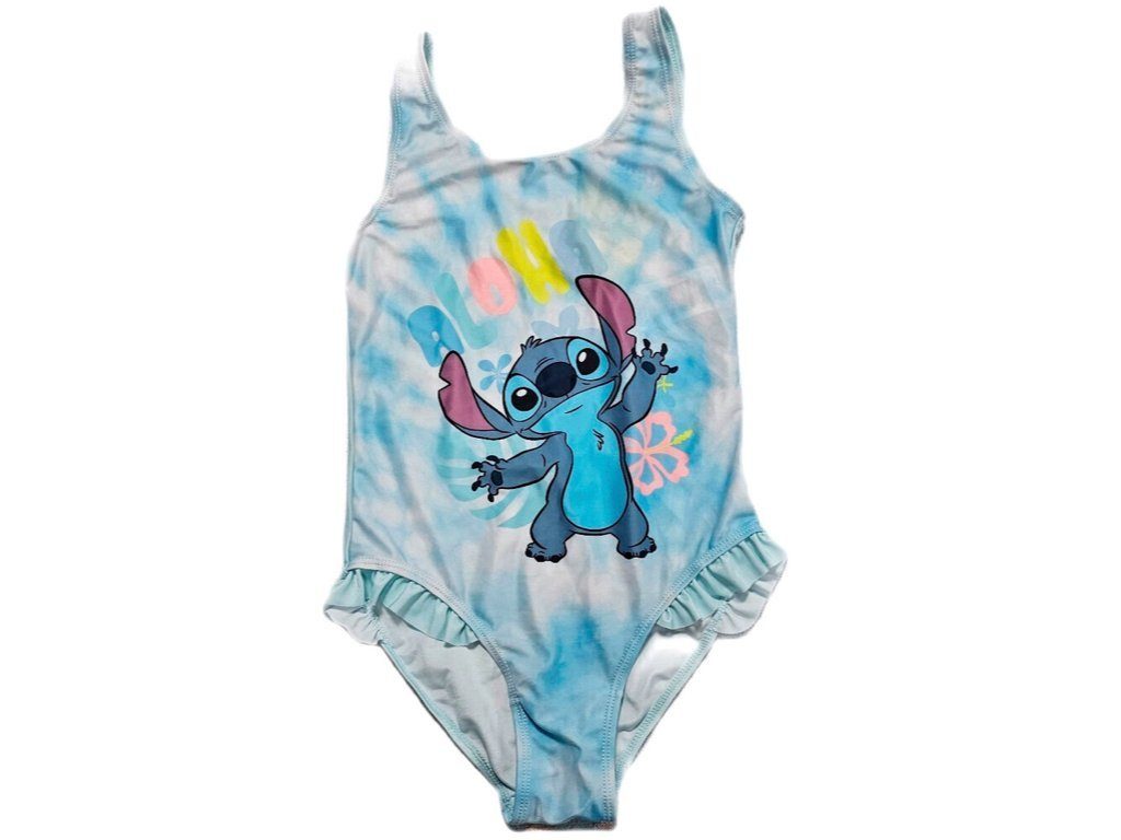 Lilo & Stitch Badeanzug Stitch "Aloha" hellblau