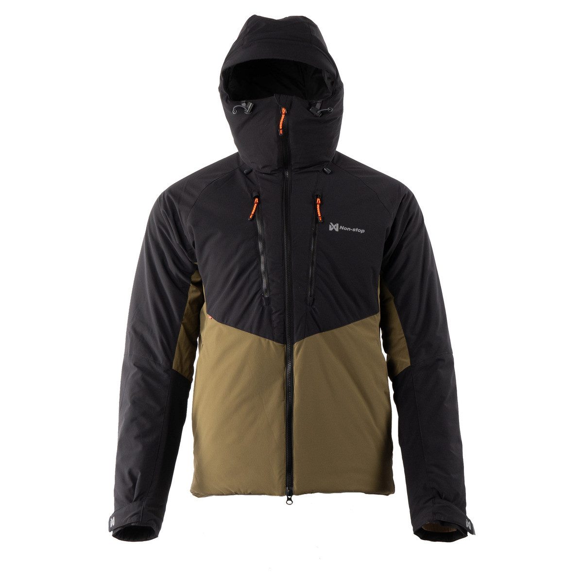 Non-stop dogwear Outdoorjacke Herren Jacke Trail Isolator+ Jacket schwarz/oliv