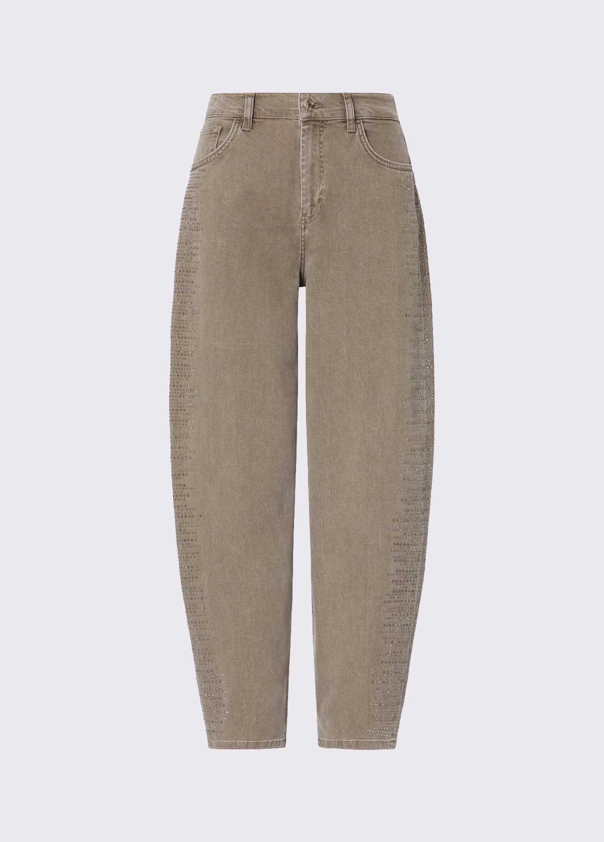 Liu Jo Stoffhose modische Balloon Jeans mit Strassdetails - Damenhose