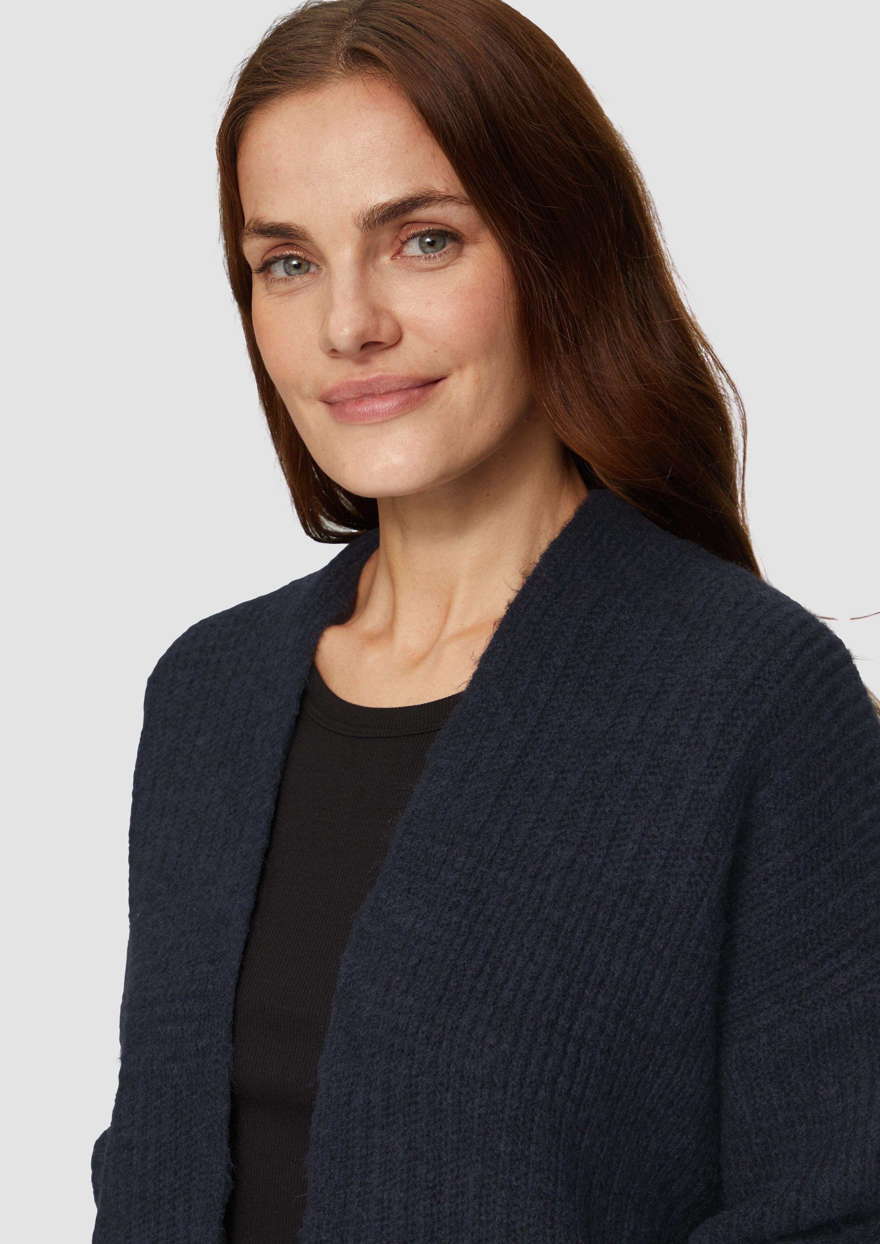 s.Oliver Strickjacke Flauschige Strickjacke in Oversize günstig online kaufen
