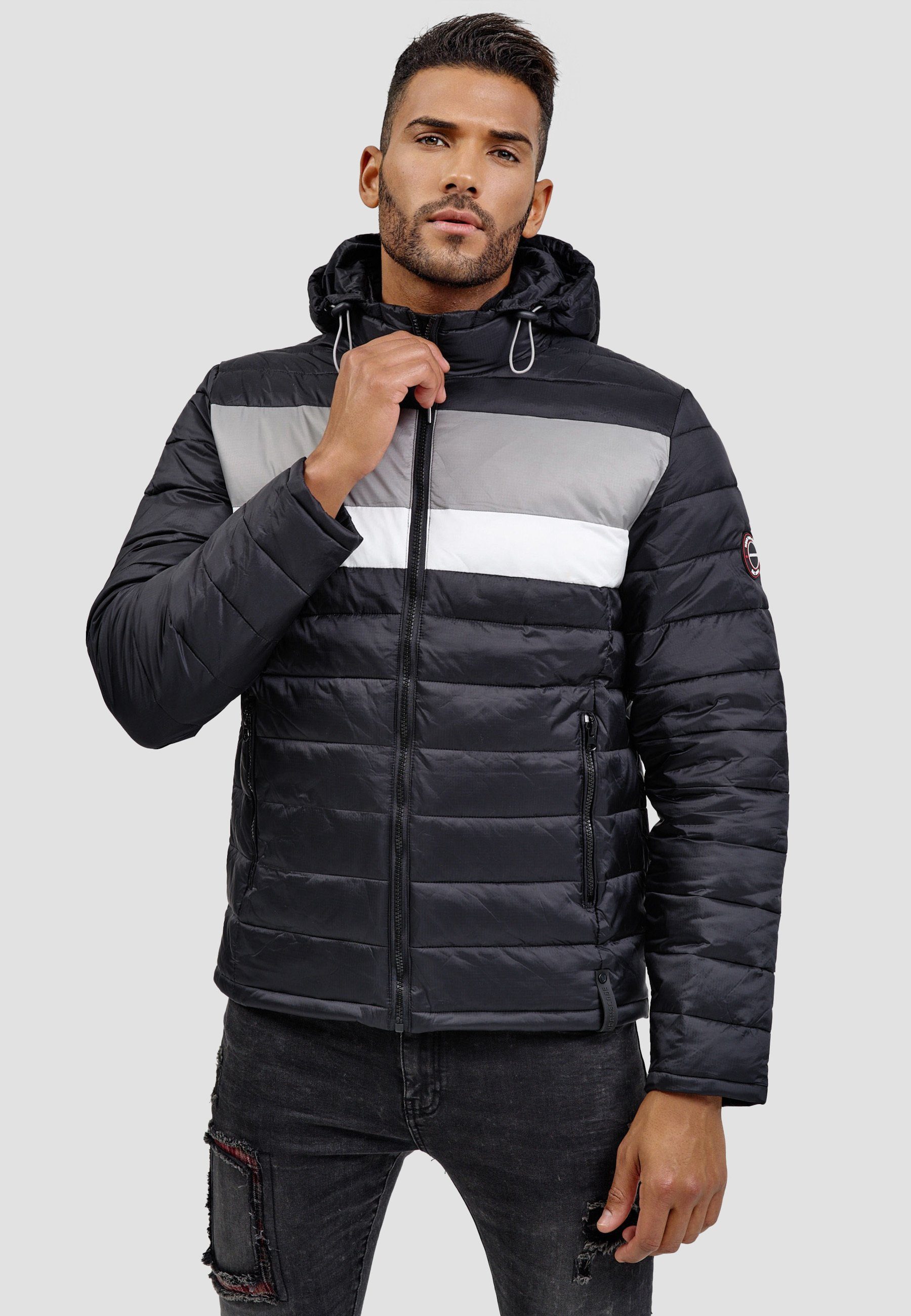 wird auftauchen! Indicode Steppjacke Hampshire Black Mix