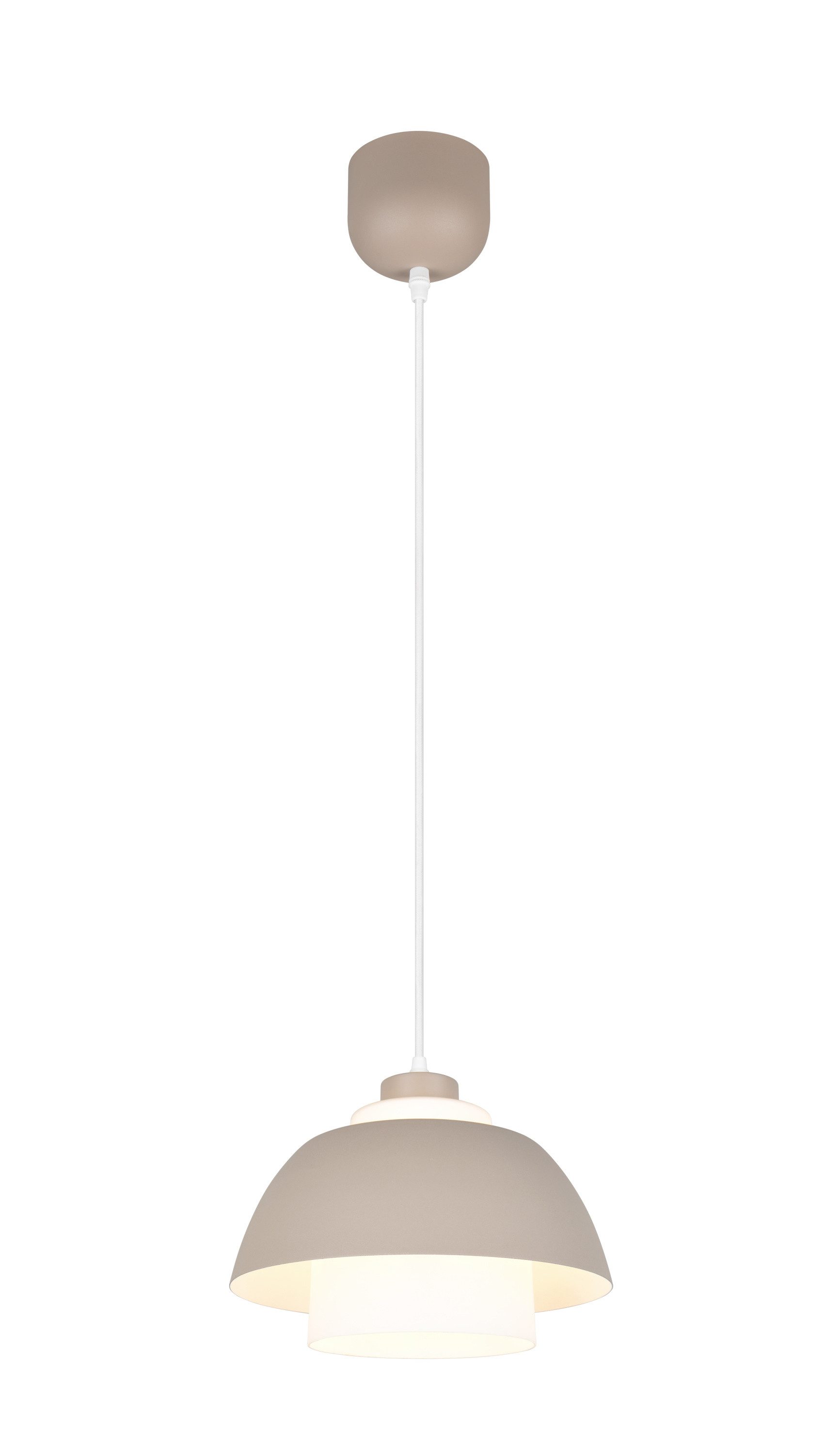 Reality Leuchten Pendelleuchte Reality Leuchten Pendelleuchte TILOS beige DH 30x150 cm beige