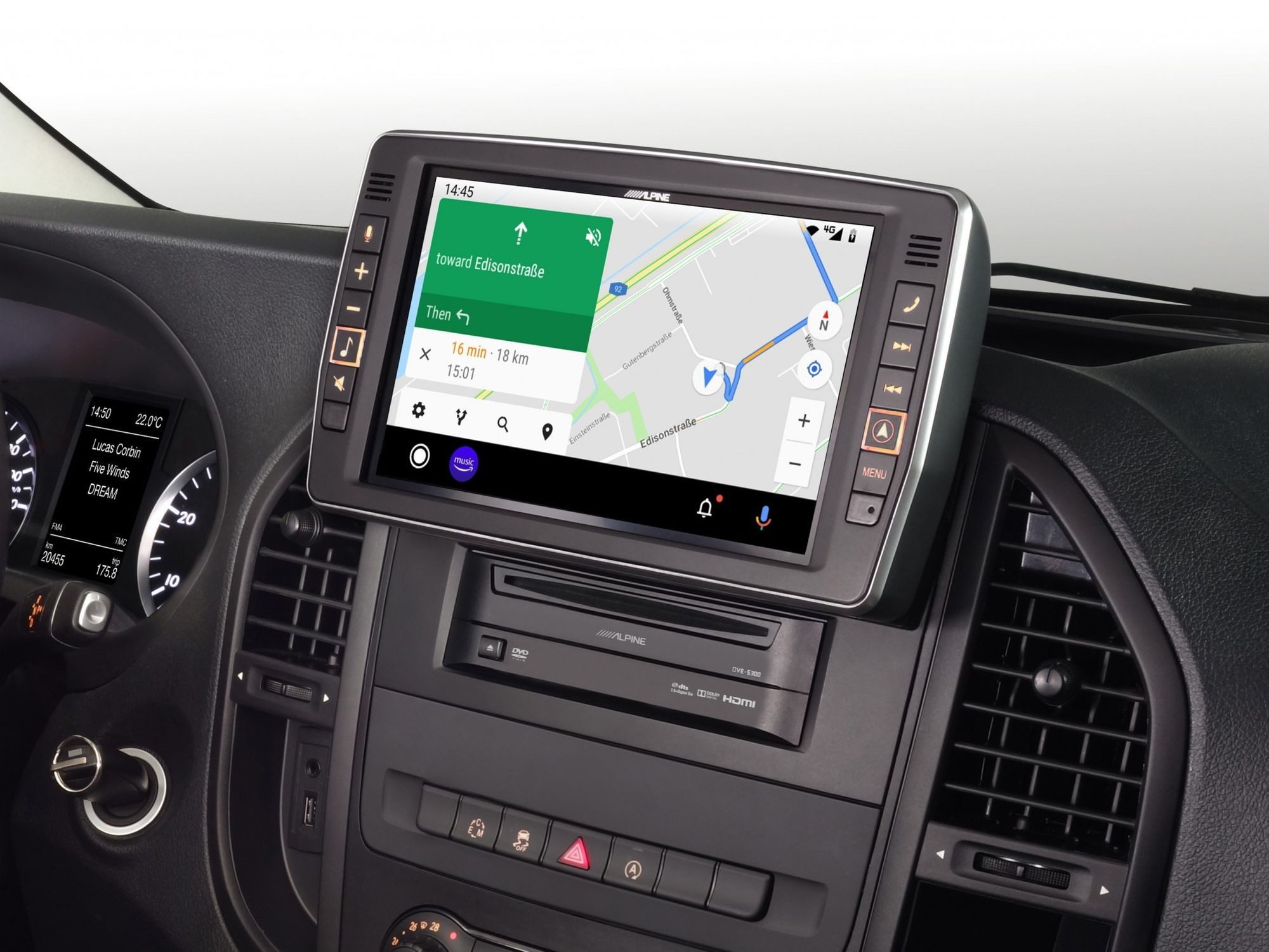 ALPINE X903D-V447 23 cm (9-Zoll) Premium-Infotainment-Mercedes Vito (447) Autoradio (Freisprecheinrichtung)