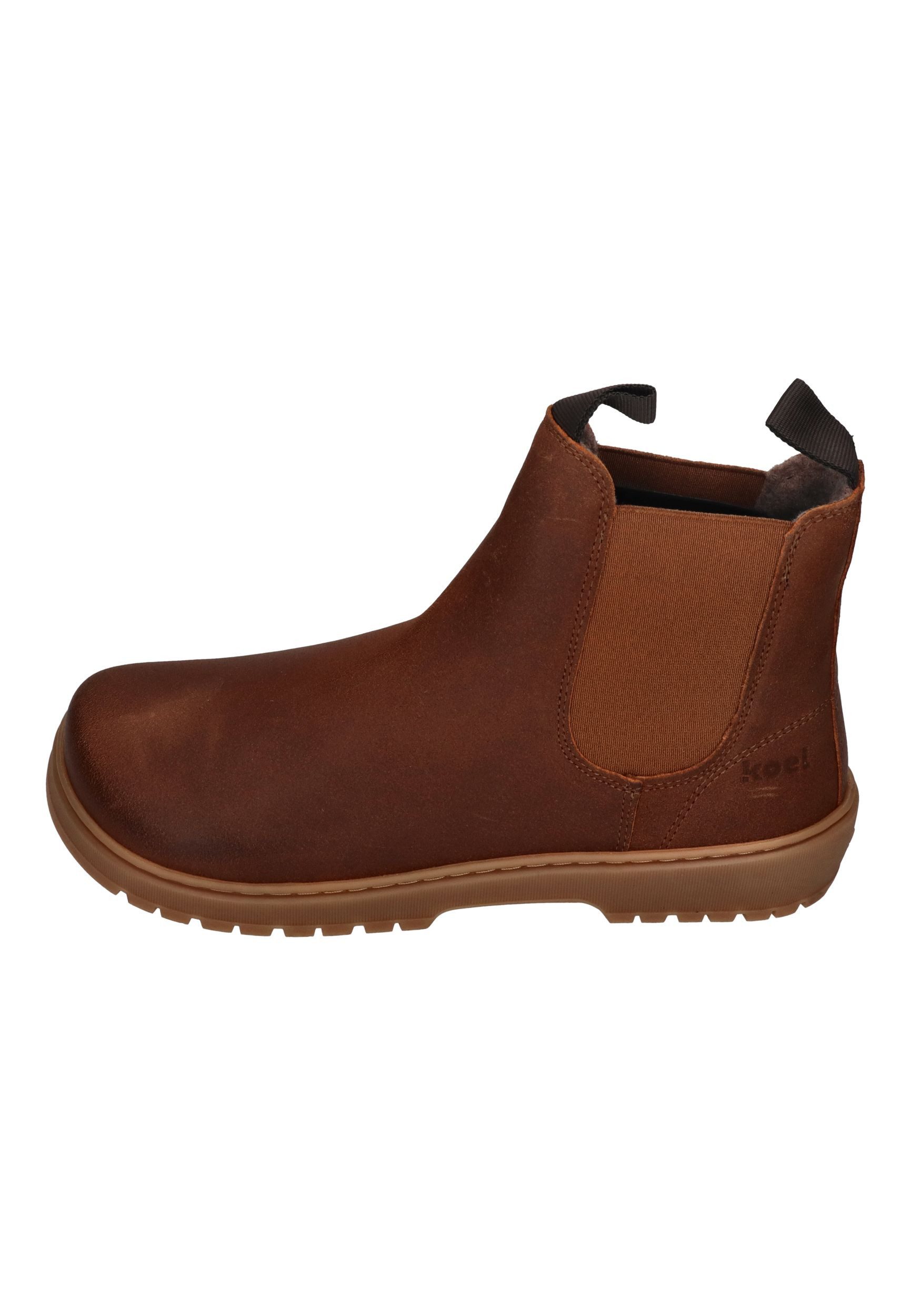 KOEL GAVIEN SUEDE FELT Barfußschuh Cognac